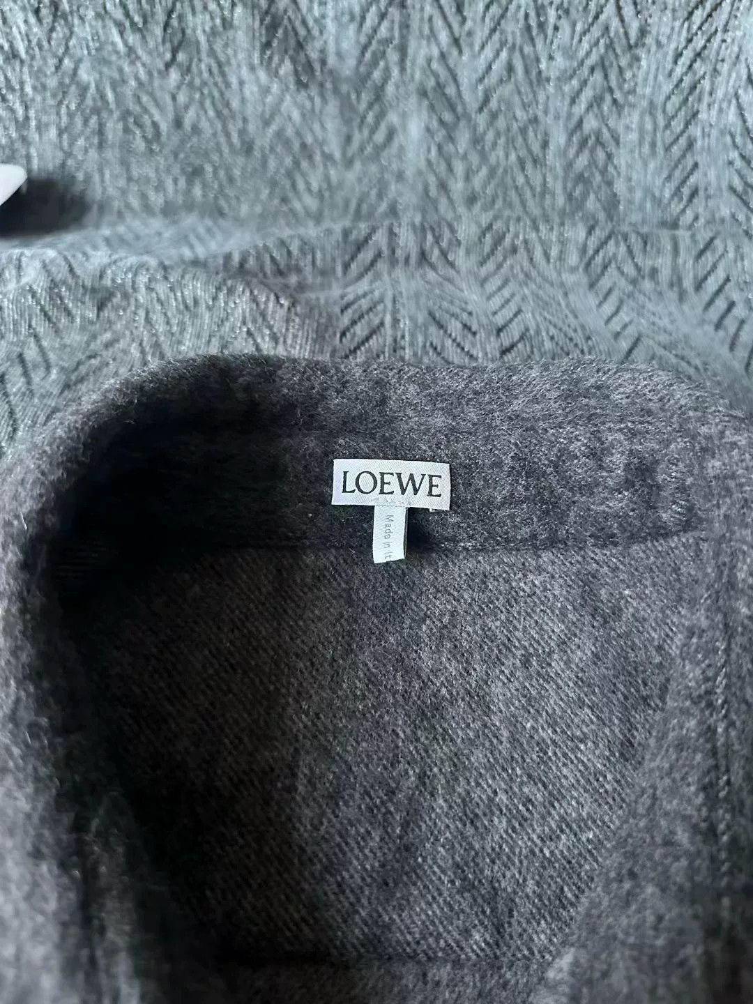 Loewe Loewe Large Logo Leather Patch Shirt Jacket Size US M / EU 48-50 / 2 - 4 Thumbnail