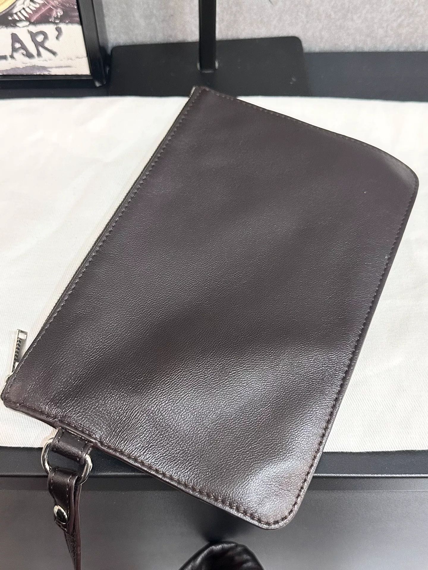 Lemaire Lemaire Large Dark Chocolate Croissant Bag Size ONE SIZE - 7 Thumbnail