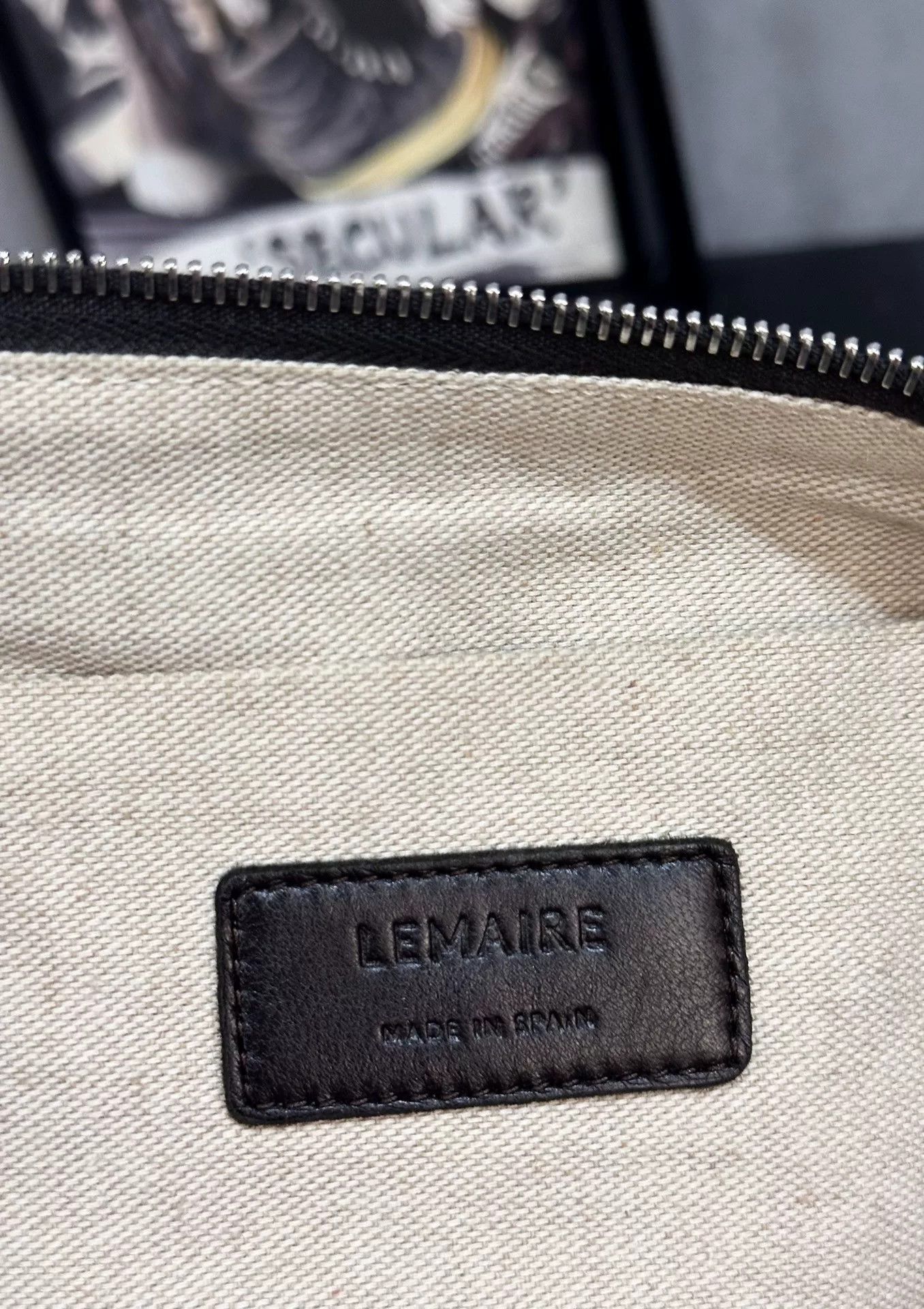 Lemaire Lemaire Large Dark Chocolate Croissant Bag Size ONE SIZE - 9 Thumbnail