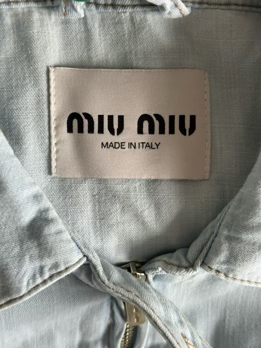 Miu Miu Miu Miu Denim Jacket Size S / US 4 / IT 40 - 3 Thumbnail