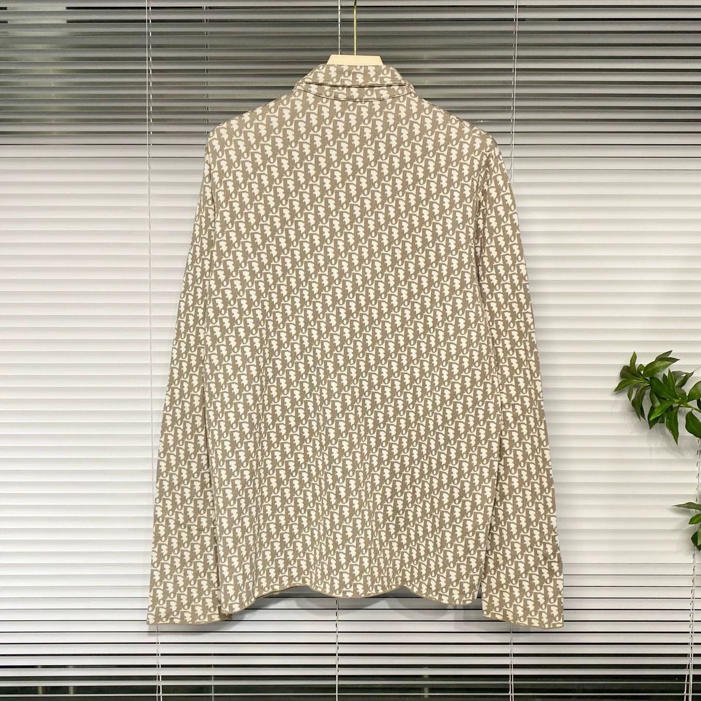 Dior Dior Oblique Logo Knit Shirt Jacket Size US XL / EU 56 / 4 - 2 Thumbnail