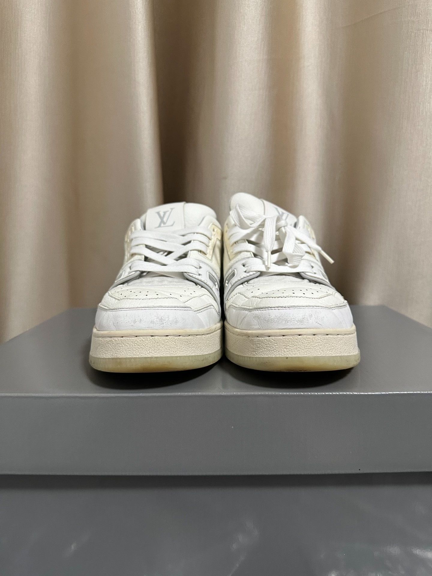 Louis Vuitton Louis Vuitton Trainer White Cement Sneaker Size US 8 / EU 41 - 3 Thumbnail