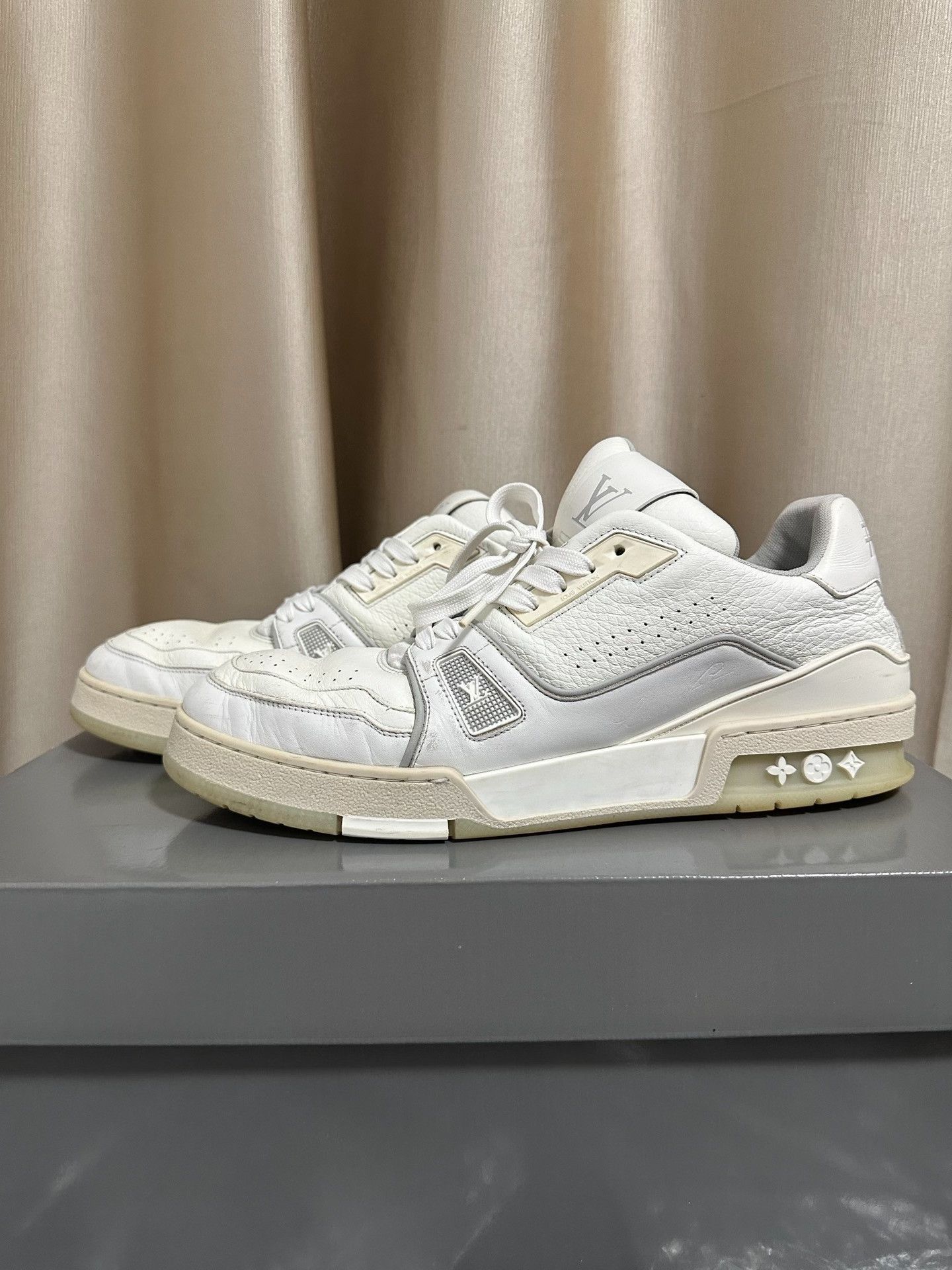 Louis Vuitton Louis Vuitton Trainer White Cement Sneaker Size US 8 / EU 41 - 2 Thumbnail