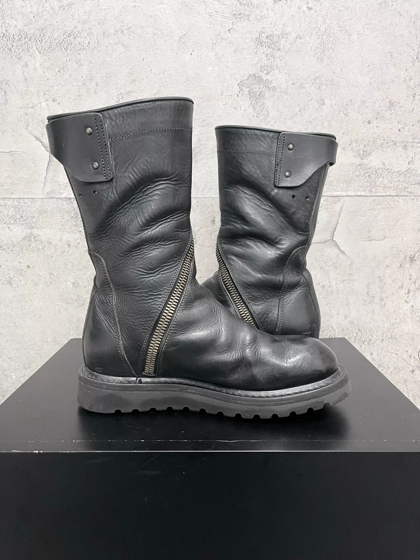 Rick Owens Rick Owens Spiral Zipper Creeper Boots Size US 5 / IT 35 - 6 Thumbnail