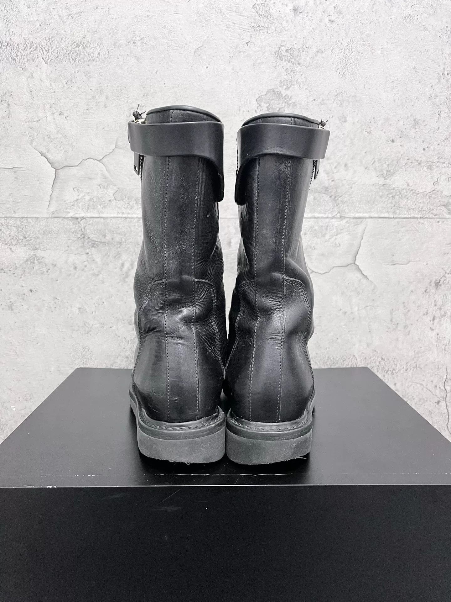 Rick Owens Rick Owens Spiral Zipper Creeper Boots Size US 5 / IT 35 - 7 Thumbnail