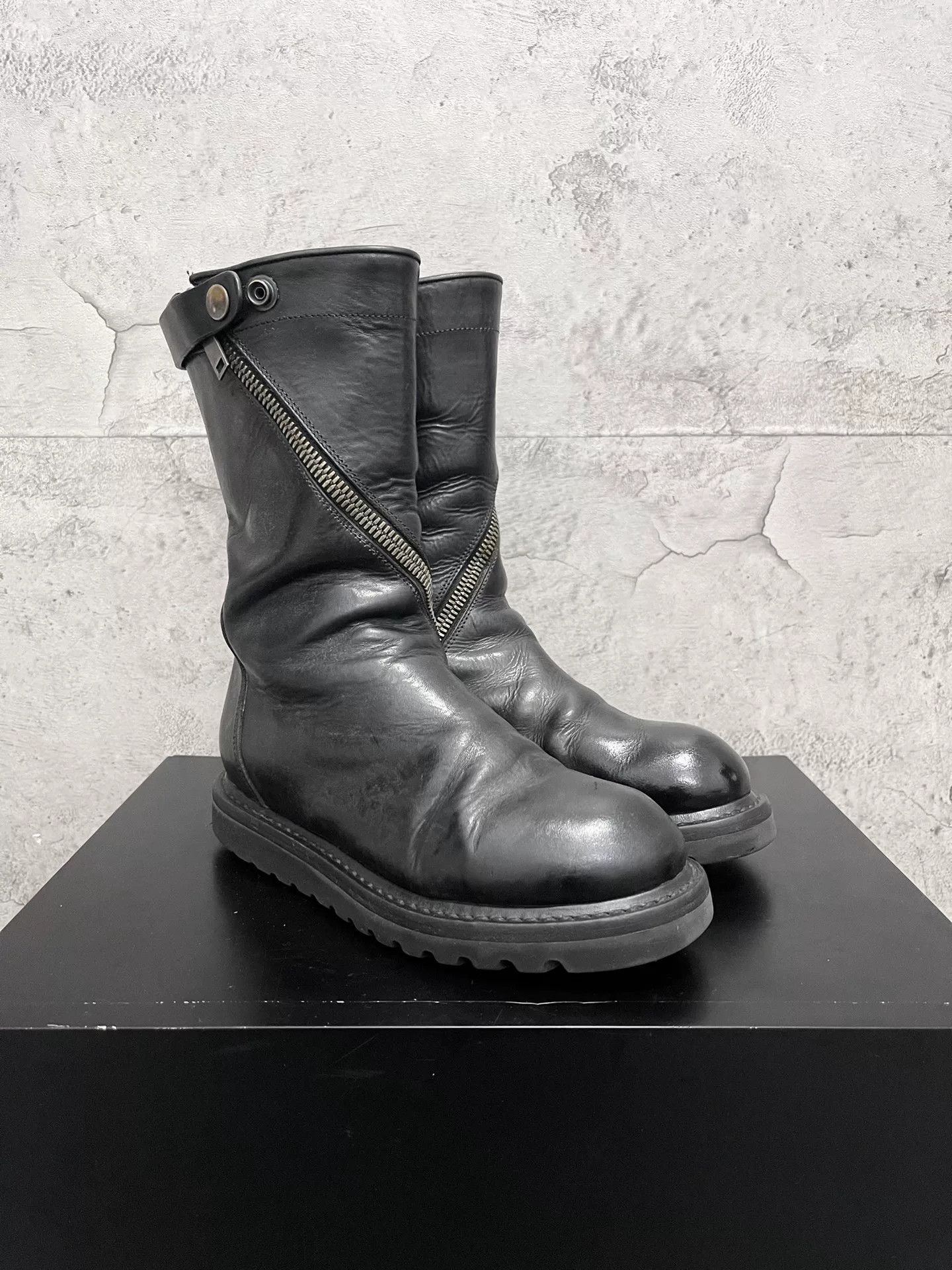 Rick Owens Rick Owens Spiral Zipper Creeper Boots Size US 5 / IT 35 - 3 Thumbnail