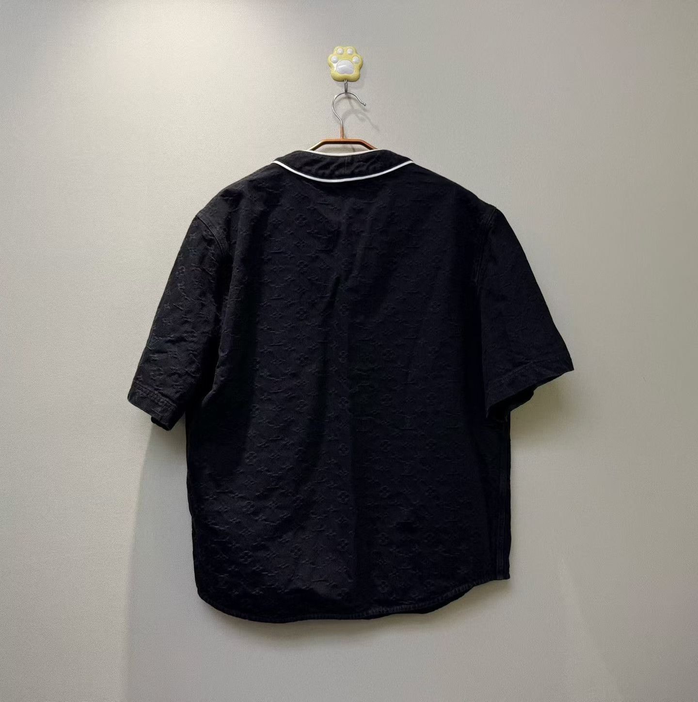 Louis Vuitton Louis Vuitton LV Black Monogram Denim Tee Size US XL / EU 56 / 4 - 4 Thumbnail