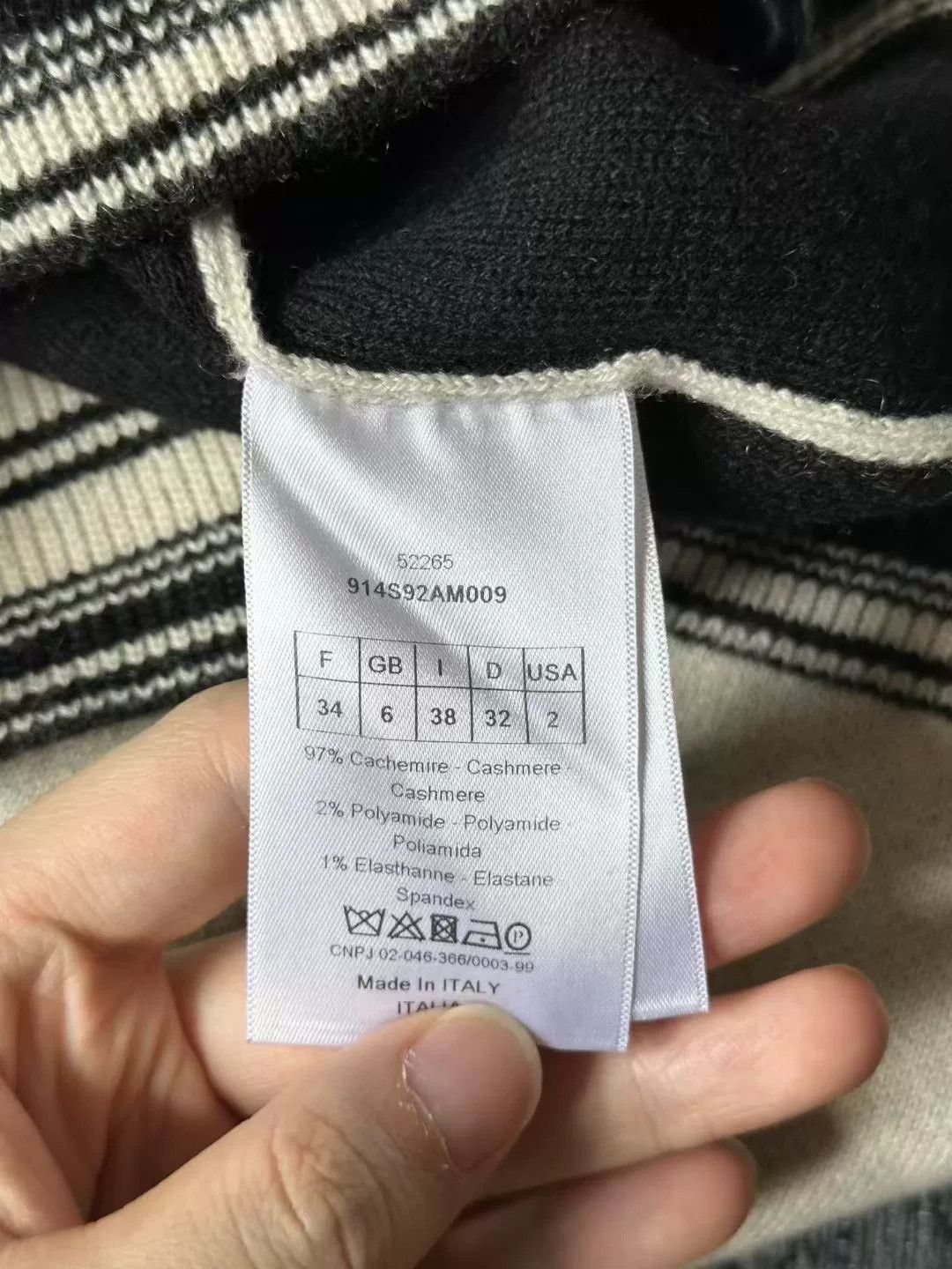 Dior Dior ja8 Cashmere Hoodie Size XXS / US 00 / IT 34 - 4 Thumbnail