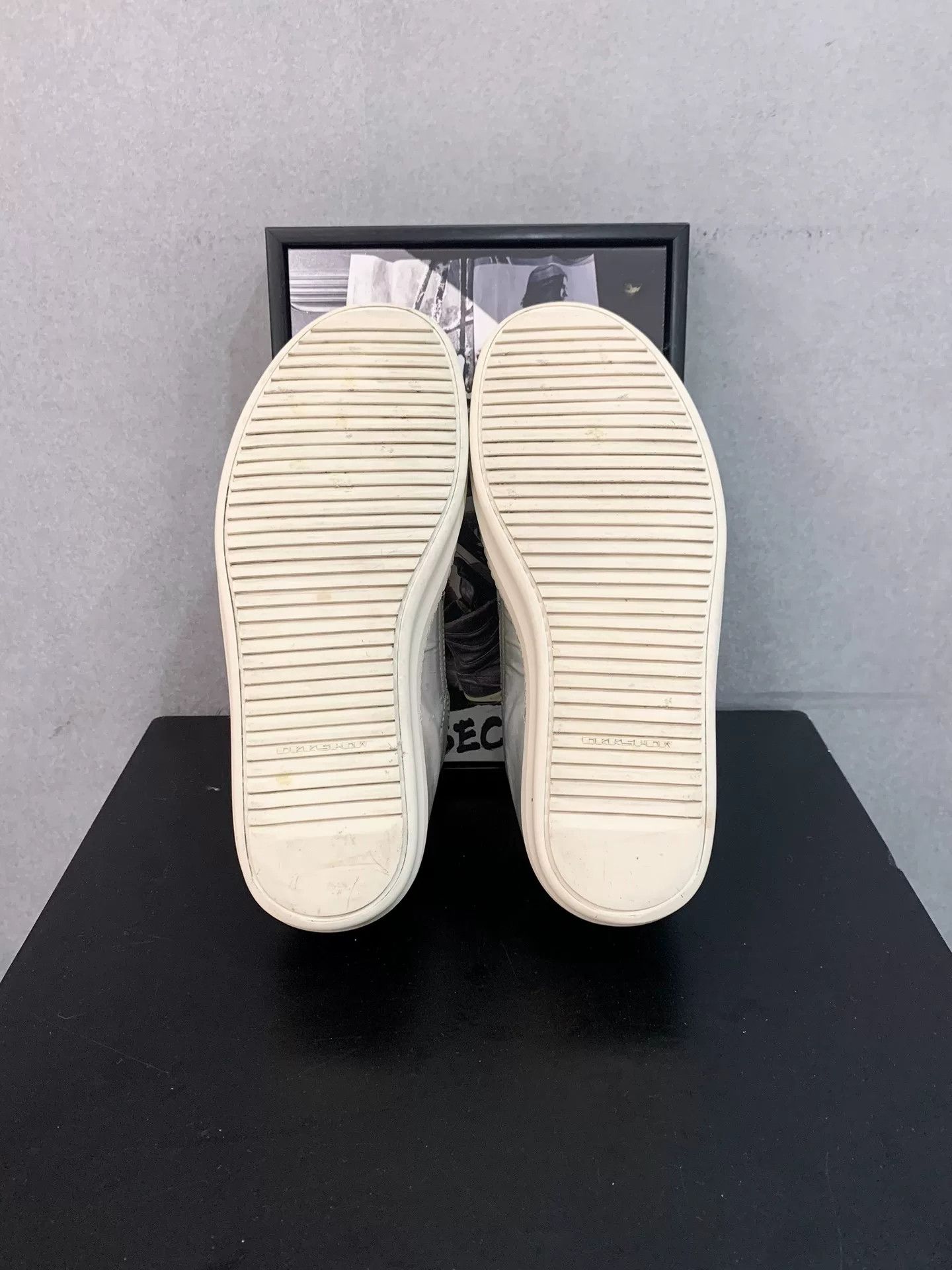 Rick Owens Drkshdw Rick Owens Silver Slip-On Sneakers Size US 7 / EU 40 - 8 Thumbnail