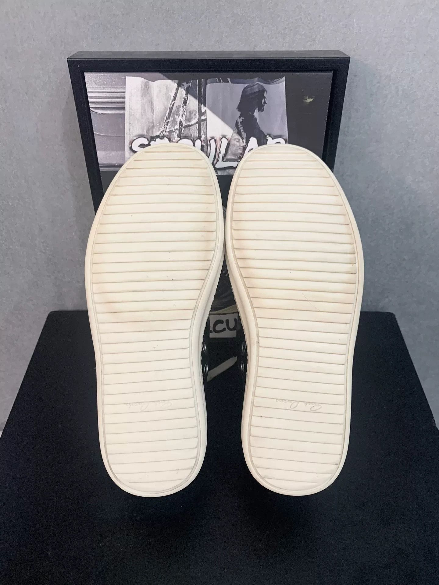 Rick Owens Rick Owens Women's Low-Top Leather Sneakers Size US 5.5 / IT 35.5 - 8 Thumbnail
