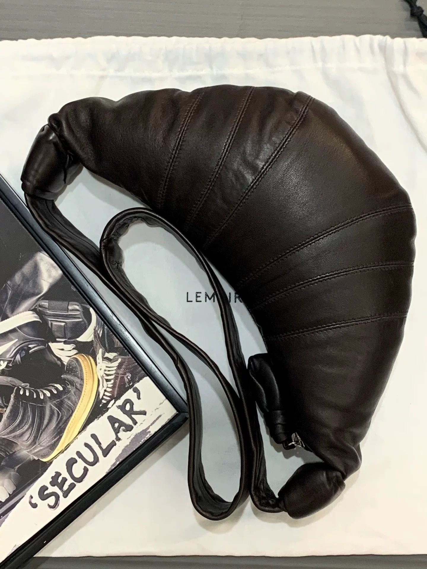 Lemaire Lemaire Small Sheepskin Croissant Bag Size ONE SIZE - 4 Thumbnail