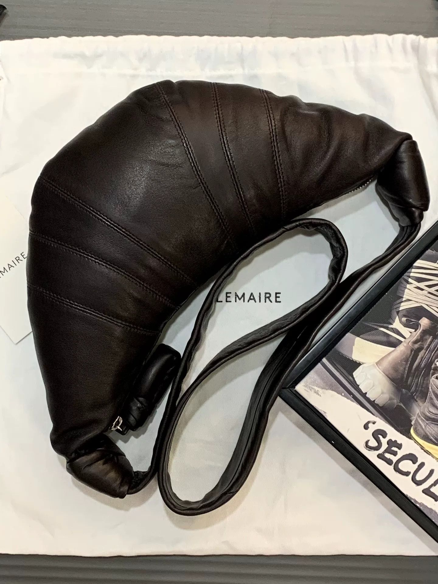 Lemaire Lemaire Small Sheepskin Croissant Bag Size ONE SIZE - 3 Thumbnail