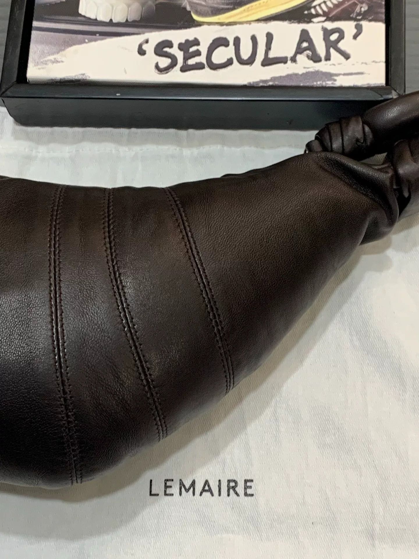 Lemaire Lemaire Small Sheepskin Croissant Bag Size ONE SIZE - 7 Thumbnail