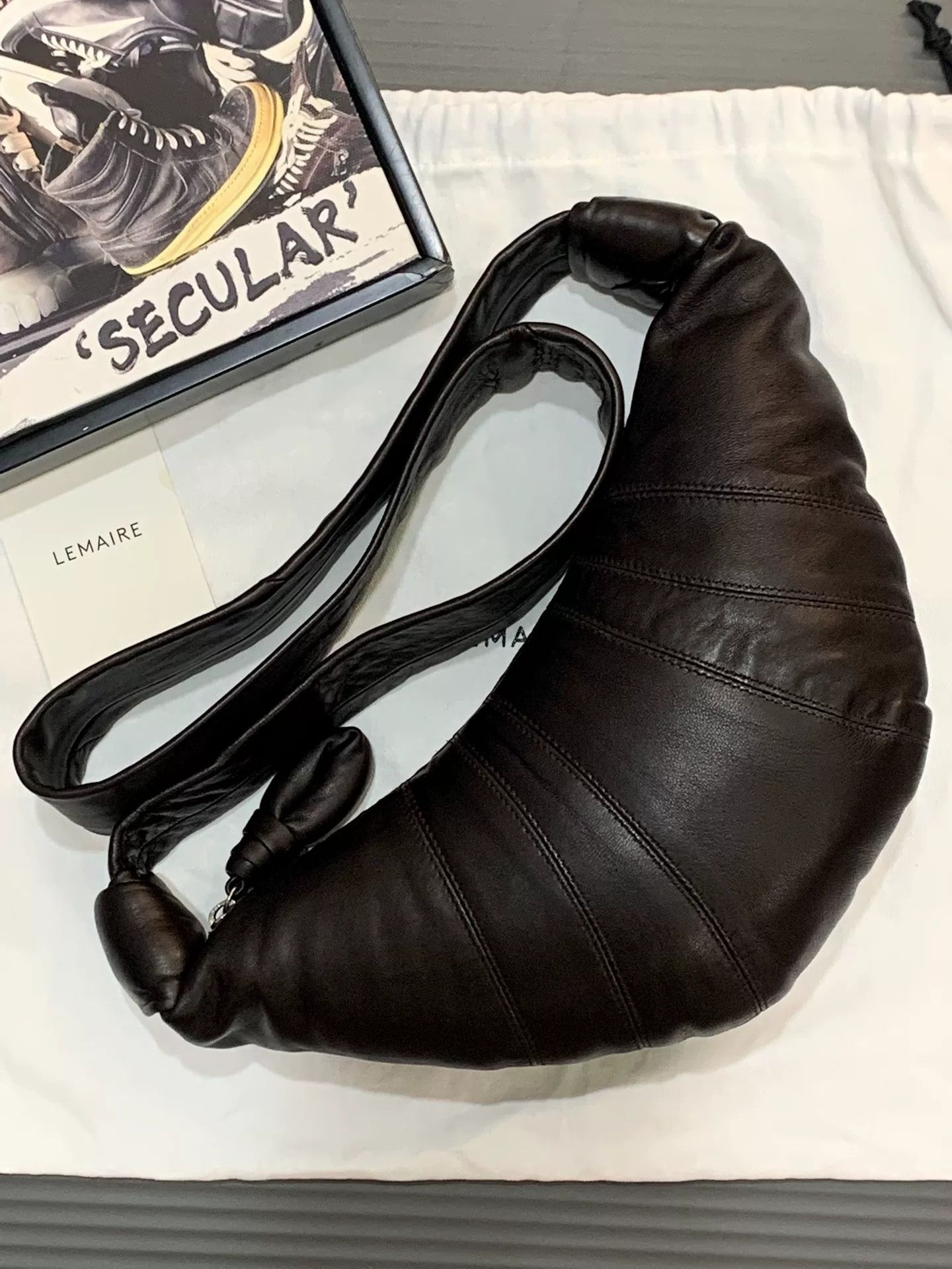 Lemaire Lemaire Small Sheepskin Croissant Bag Size ONE SIZE - 2 Thumbnail