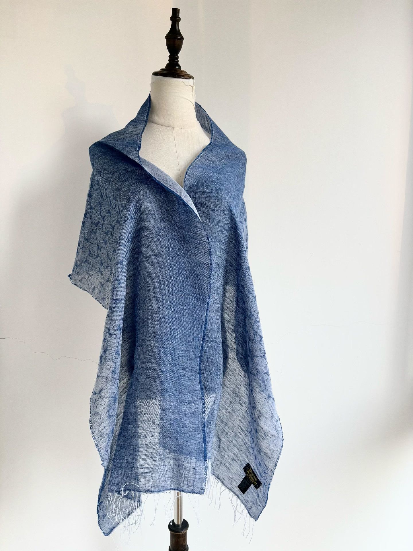 Vivienne Westwood Vivienne Westwood Vintage Blue Saturn Scarf Size ONE SIZE - 4 Thumbnail