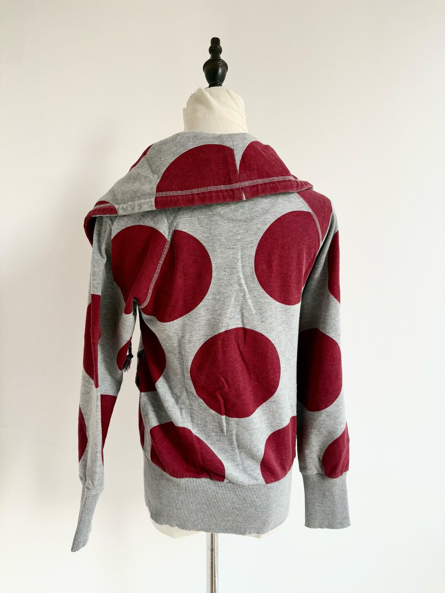 Vivienne Westwood Vivienne Westwood Vintage Gray Red Polka Dot Coat Size S / US 4 / IT 40 - 5 Thumbnail