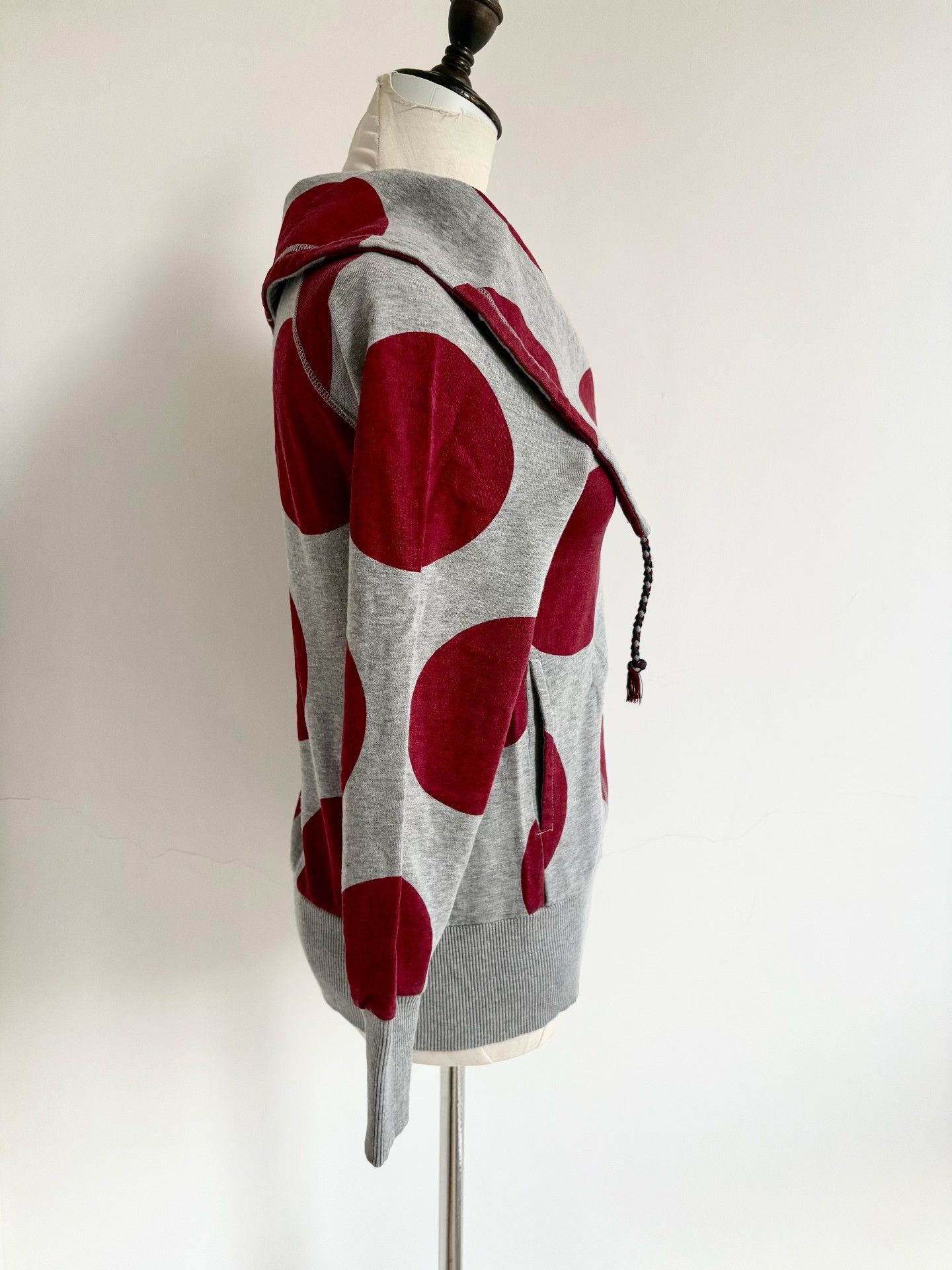 Vivienne Westwood Vivienne Westwood Vintage Gray Red Polka Dot Coat Size S / US 4 / IT 40 - 6 Thumbnail