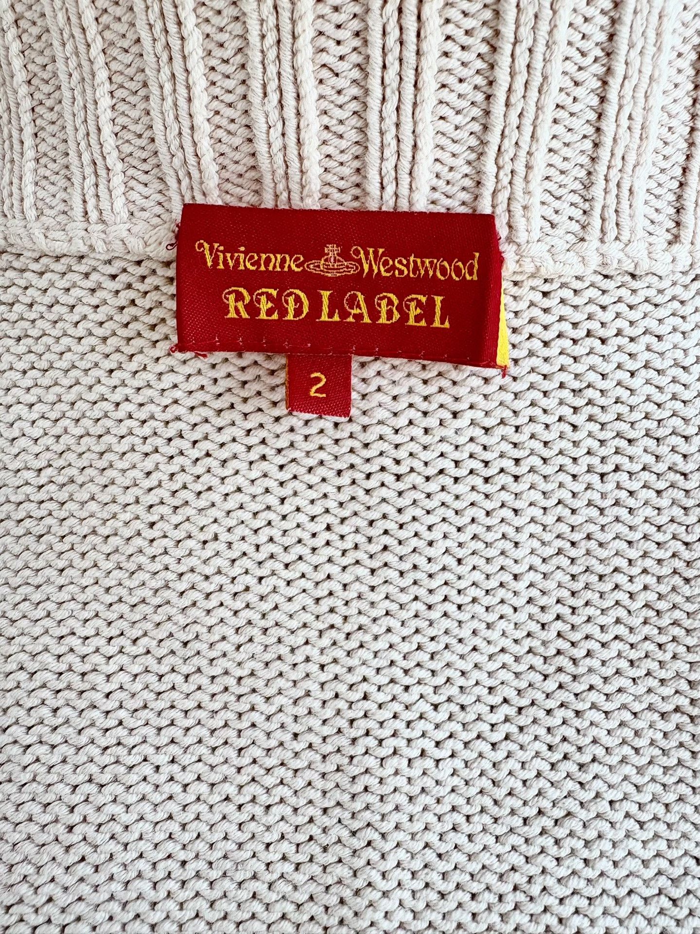 Vivienne Westwood Vivienne Westwood White Knit Cardigan Size M / US 6-8 / IT 42-44 - 7 Thumbnail