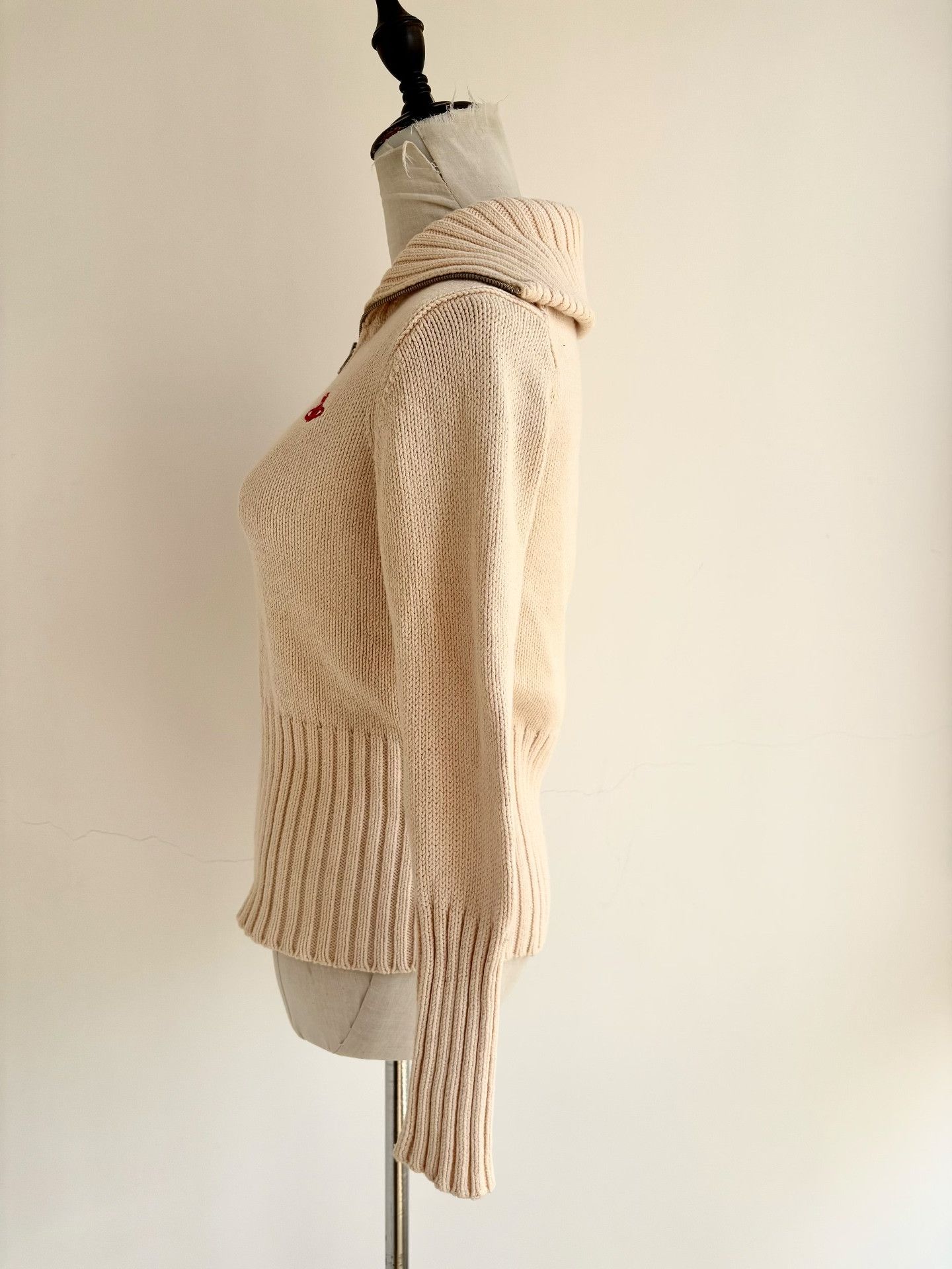 Vivienne Westwood Vivienne Westwood White Knit Cardigan Size M / US 6-8 / IT 42-44 - 5 Thumbnail