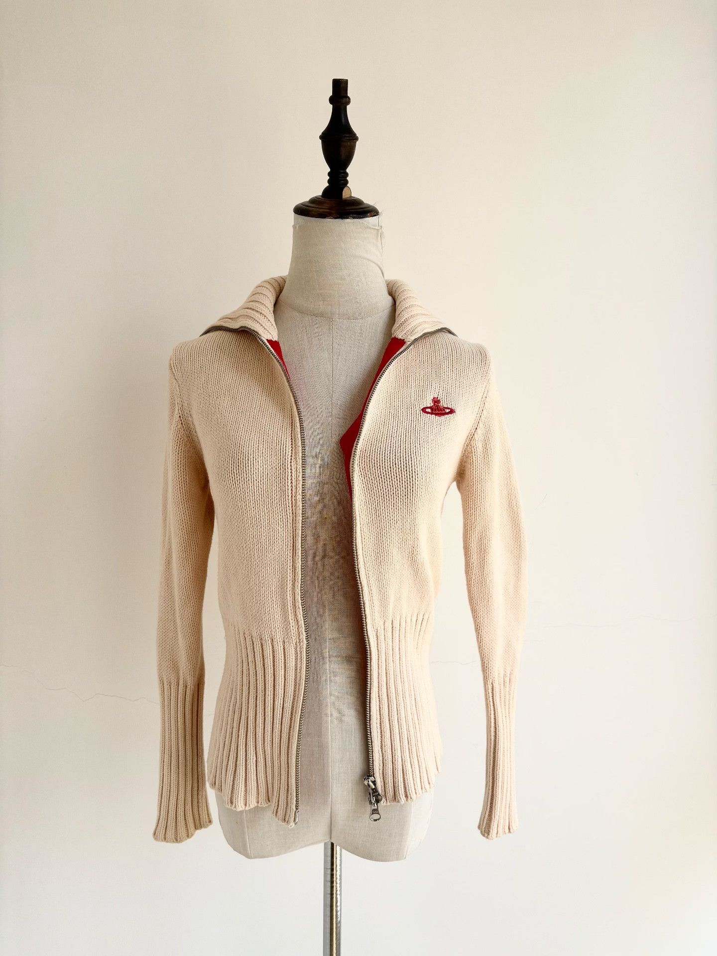 Vivienne Westwood Vivienne Westwood White Knit Cardigan Size M / US 6-8 / IT 42-44 - 8 Thumbnail