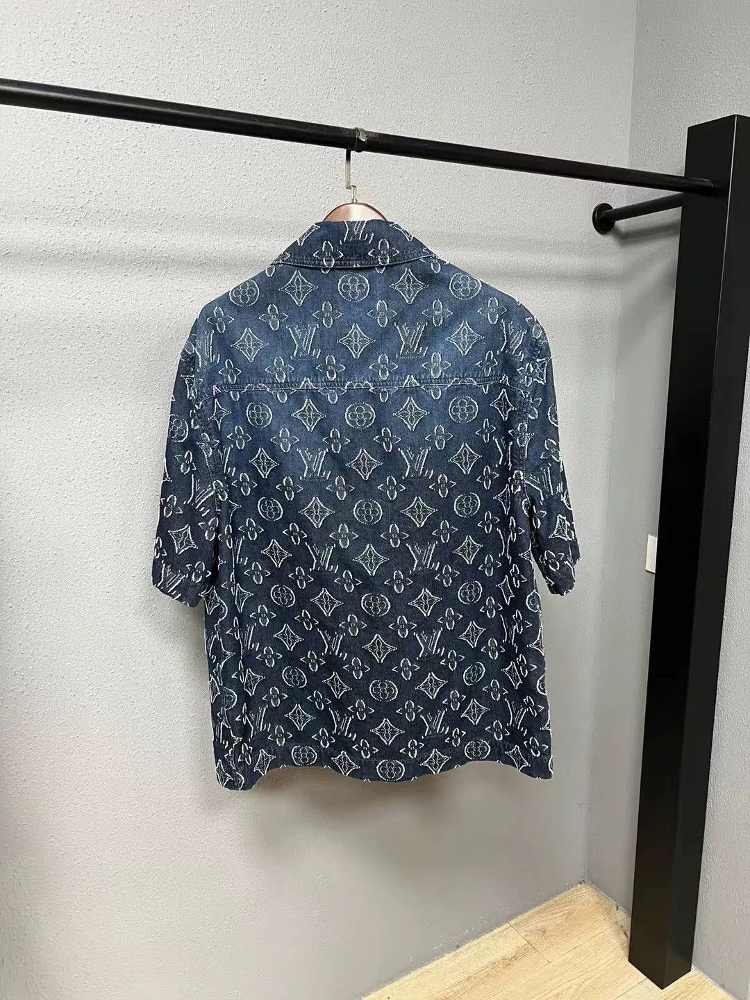 Louis Vuitton Louis Vuitton All-Over Print Denim Baseball Jacket Size US L / EU 52-54 / 3 - 2 Thumbnail
