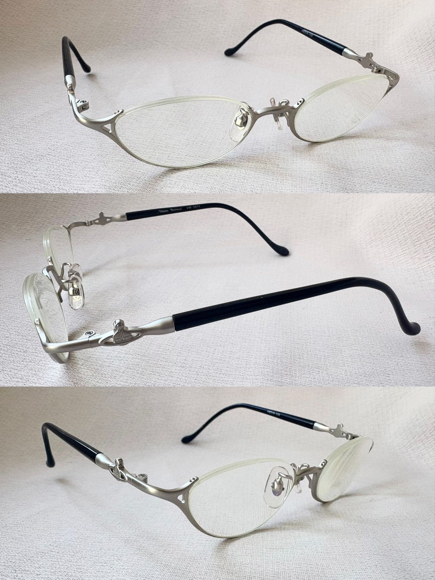 Vivienne Westwood Vivienne Westwood Vintage Silver Saturn Eyeglasses Size ONE SIZE - 2 Thumbnail