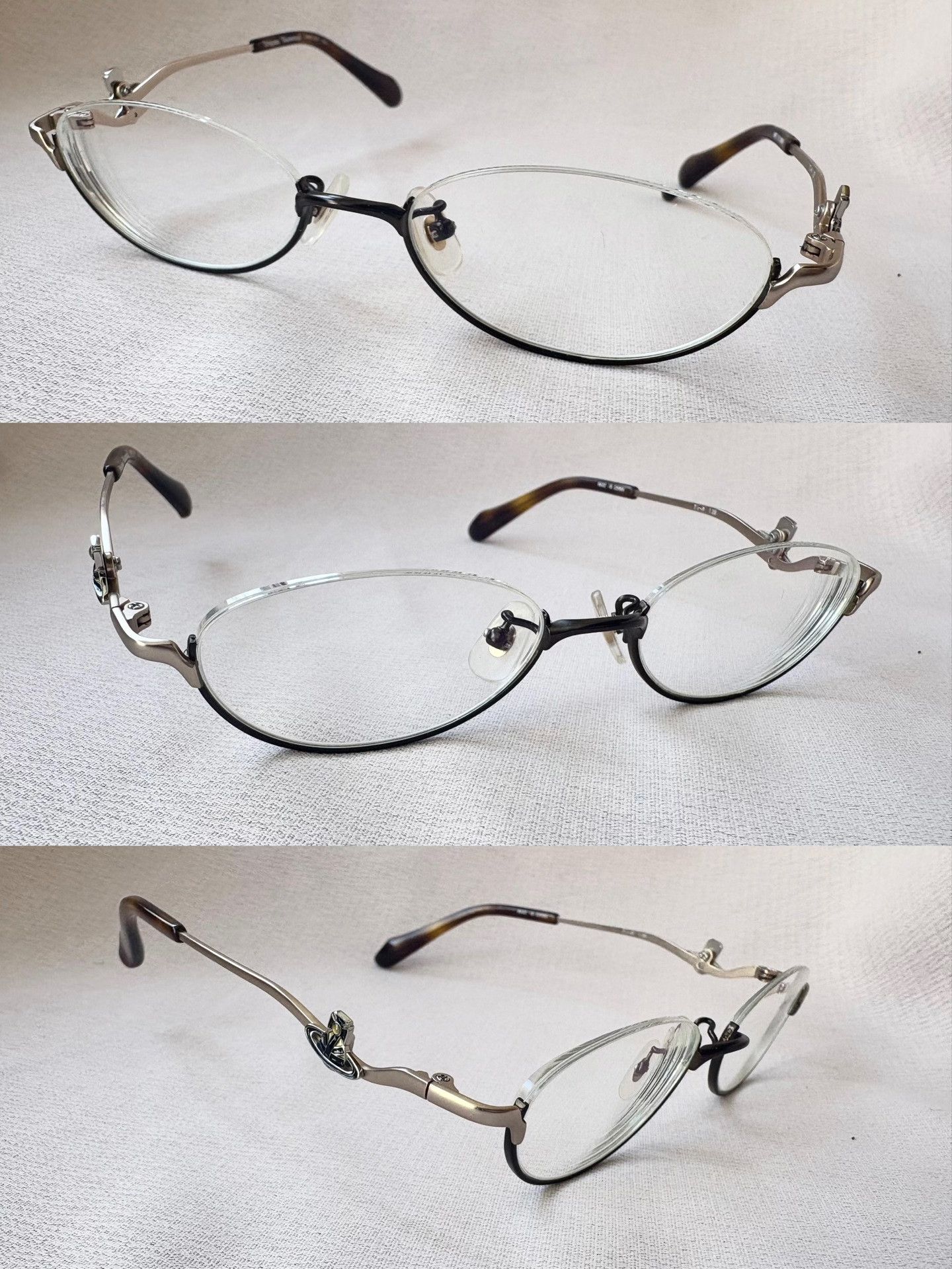 Vivienne Westwood Vivienne Westwood Vintage Saturn Half-Frame Eyeglasses Size ONE SIZE - 2 Thumbnail