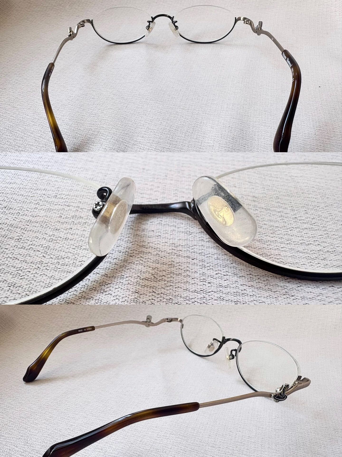 Vivienne Westwood Vivienne Westwood Vintage Saturn Half-Frame Eyeglasses Size ONE SIZE - 3 Thumbnail