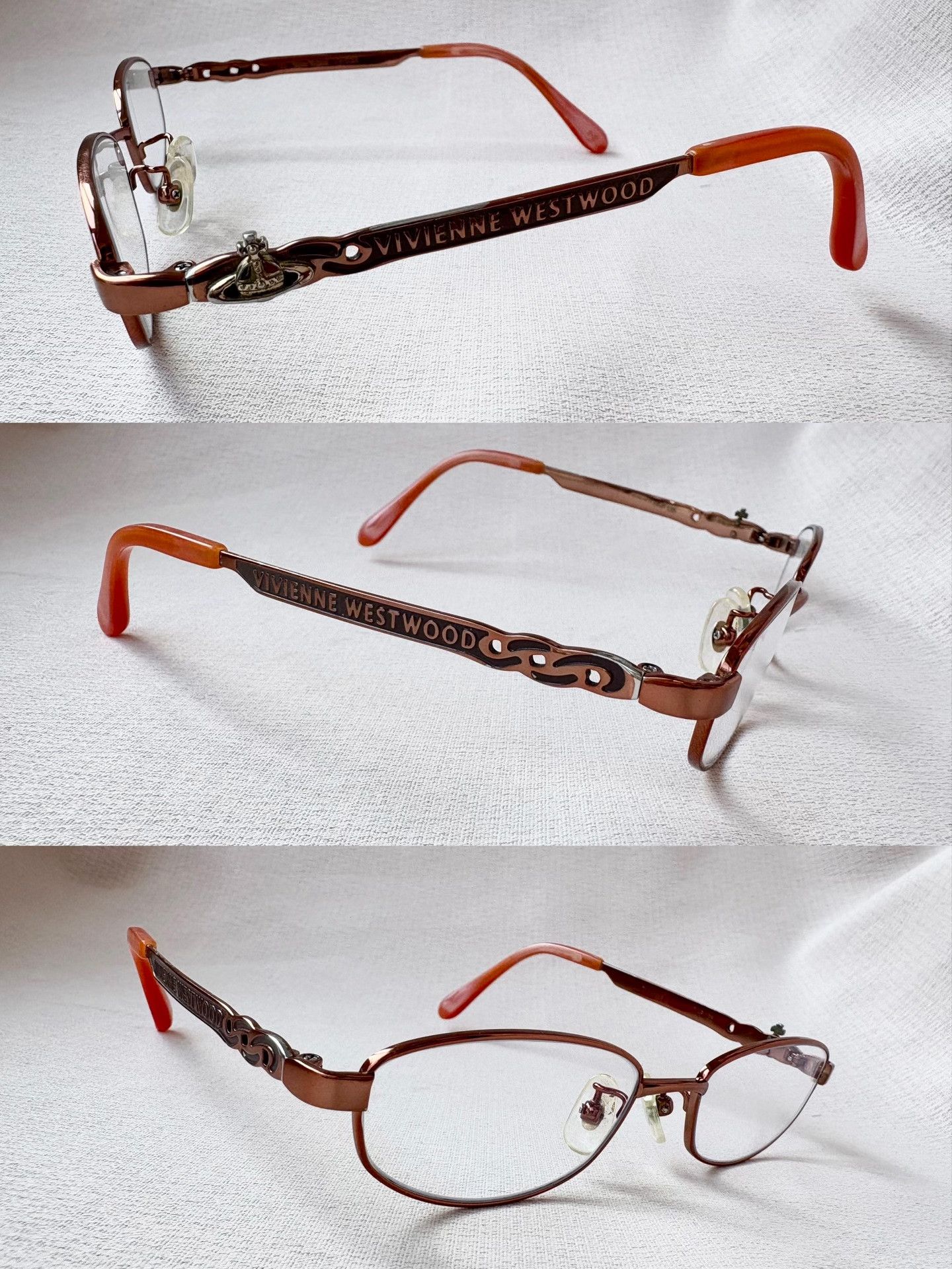 Vivienne Westwood Vivienne Westwood Vintage Saturn Orange Glasses Size ONE SIZE - 2 Thumbnail