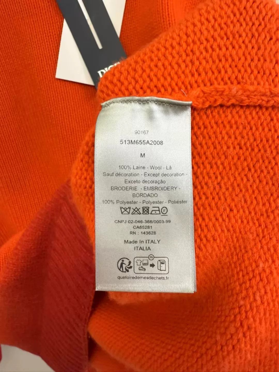 Dior DIOR Year of Snake Limited Orange Gradient Sweater Size US M / EU 48-50 / 2 - 3 Thumbnail