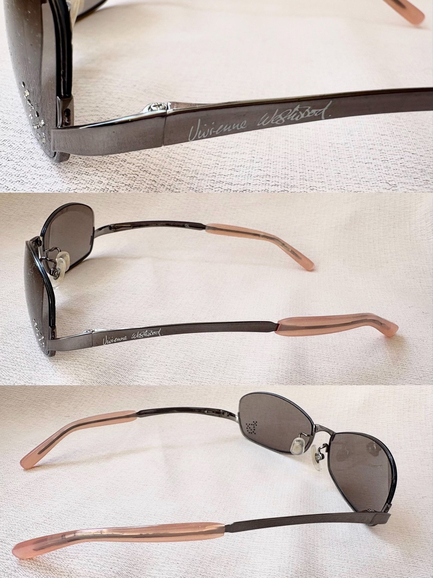 Vivienne Westwood Vivienne Westwood Vintage Saturn Rhinestone Sunglasses Size ONE SIZE - 2 Thumbnail