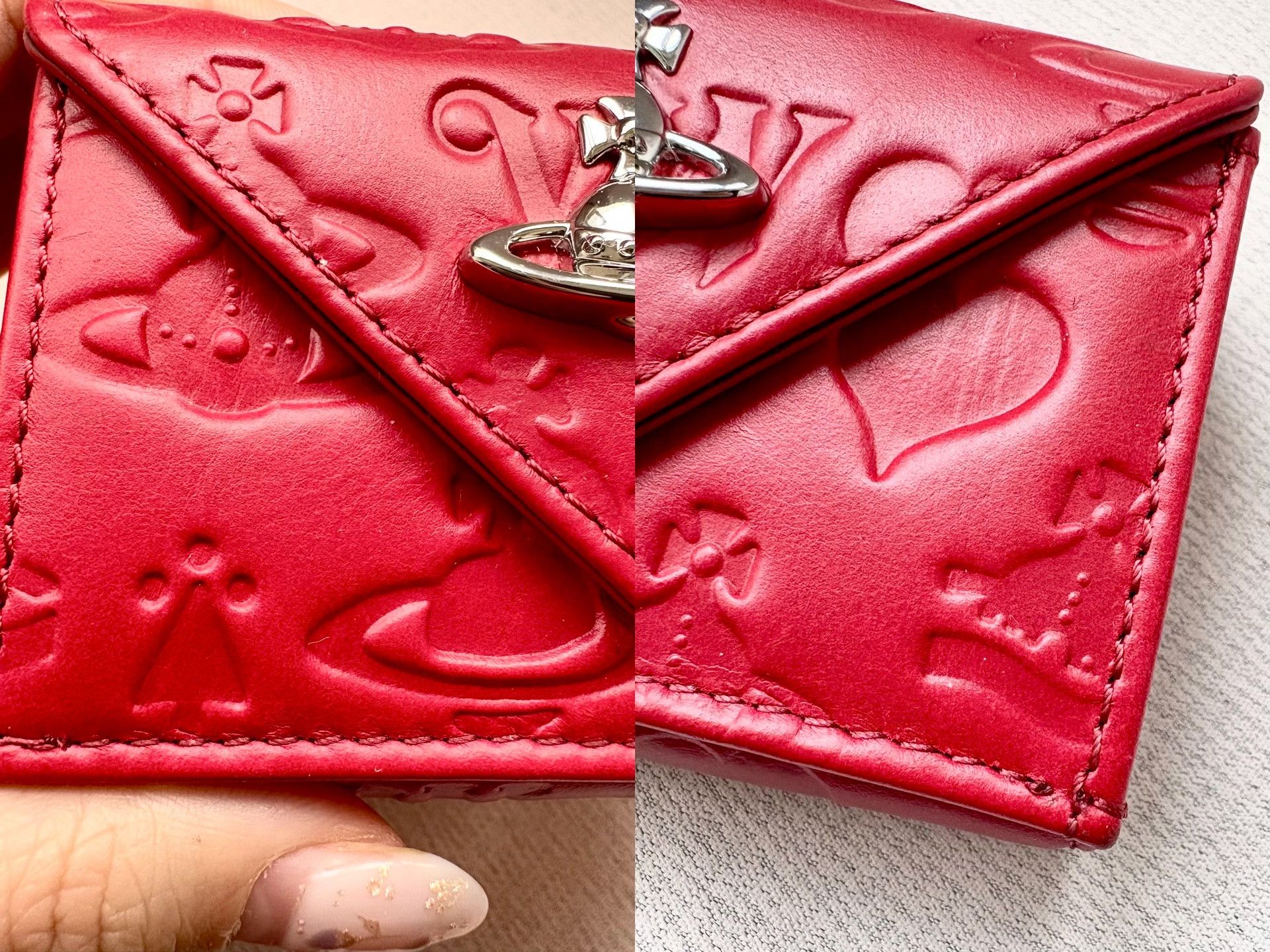 Vivienne Westwood Vivienne Westwood Vintage Red Saturn Wallet Size ONE SIZE - 7 Thumbnail