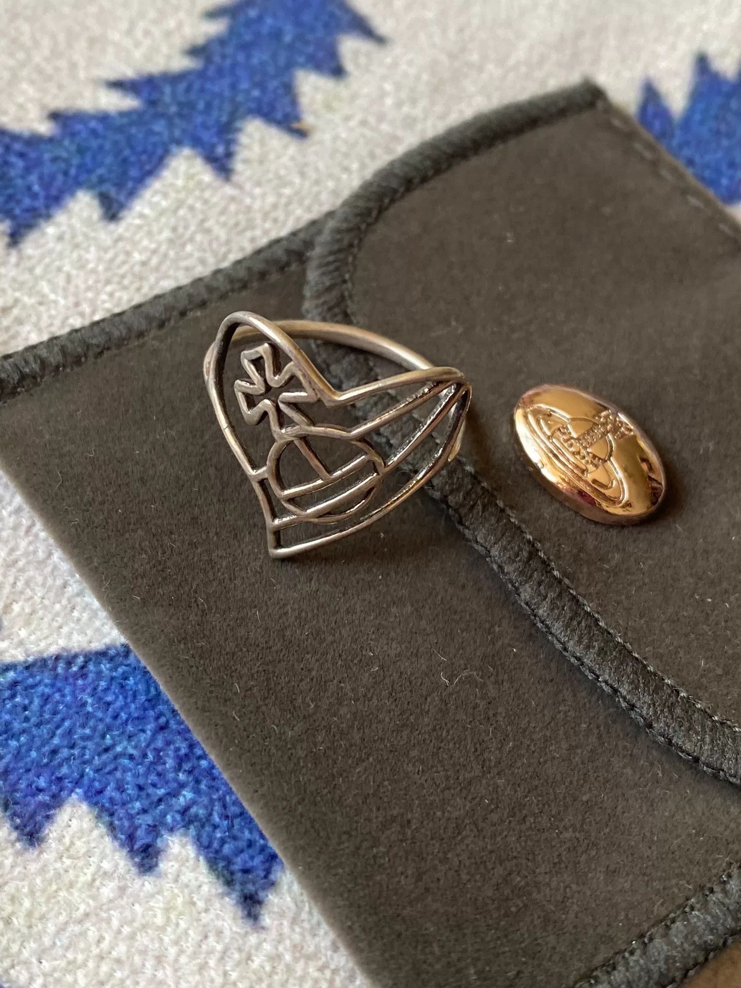 Vivienne Westwood Vivienne Westwood Heart Saturn Ring Size ONE SIZE - 2 Thumbnail