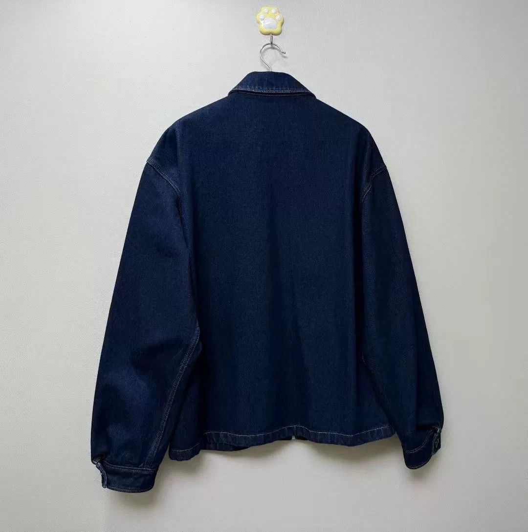 Prada Prada New Blue Denim Jacket with Logo Size US L / EU 52-54 / 3 - 4 Thumbnail