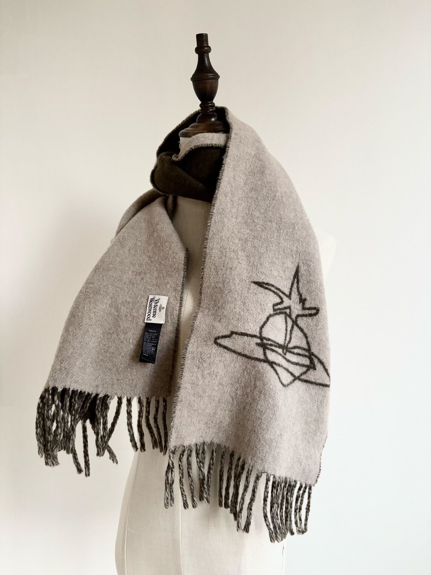 Vivienne Westwood Vivienne Westwood Vintage Green White Scarf Size ONE SIZE - 4 Thumbnail