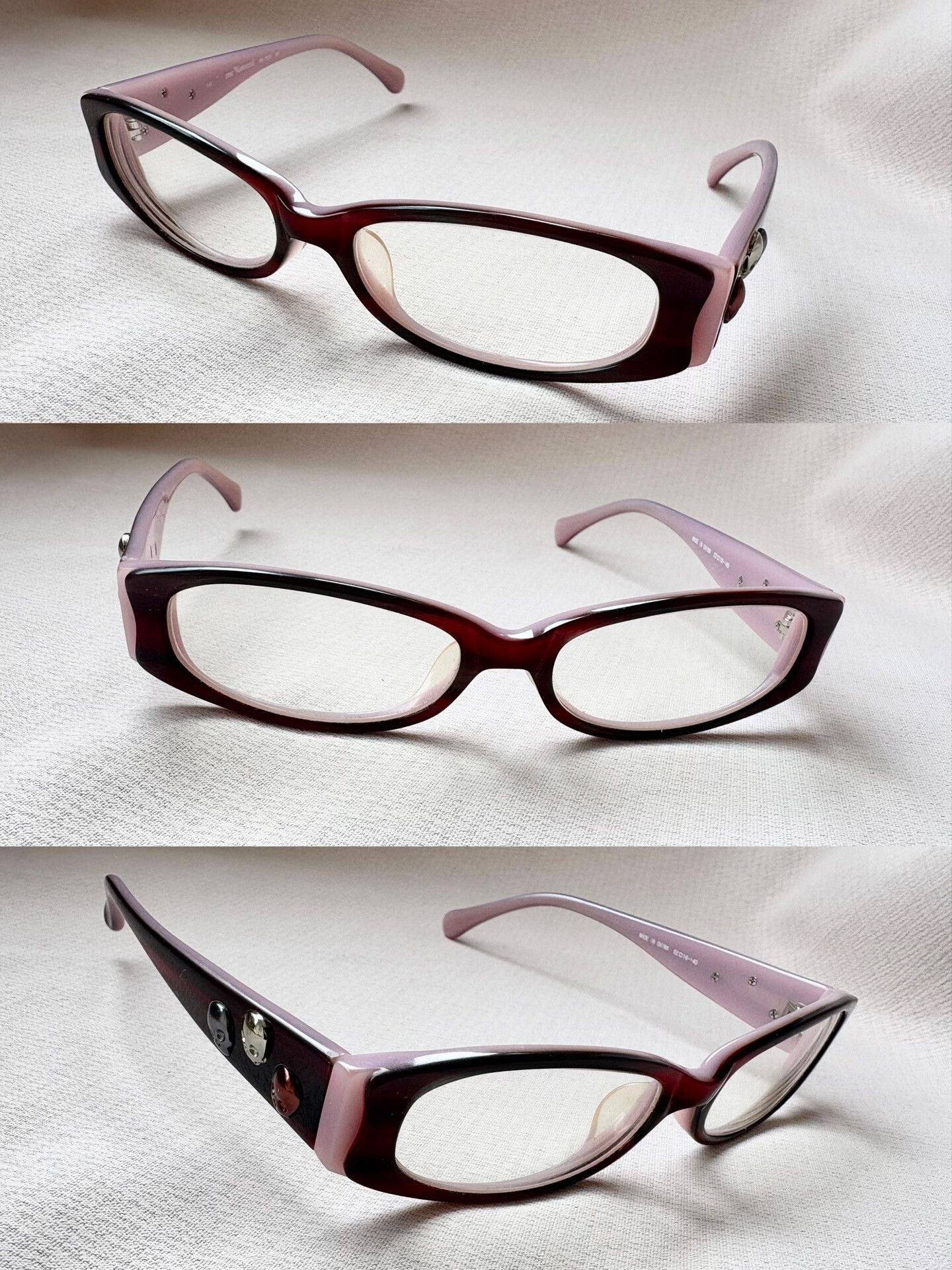 Vivienne Westwood Vivienne Westwood Pink Skull Glasses Frame Size ONE SIZE - 2 Thumbnail