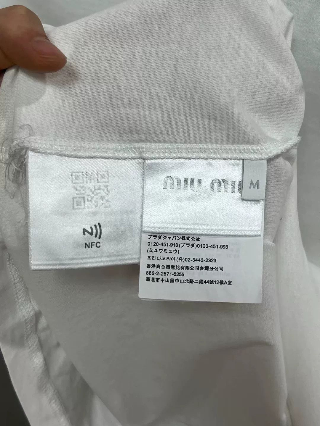 Miu Miu Miumiu 3D Logo Short Sleeve Size M / US 6-8 / IT 42-44 - 4 Thumbnail