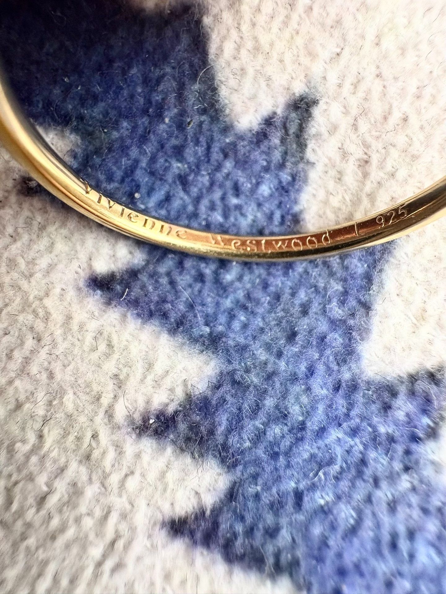 Vivienne Westwood Vivienne Westwood Feodora Gold Saturn Ring Size ONE SIZE - 3 Thumbnail