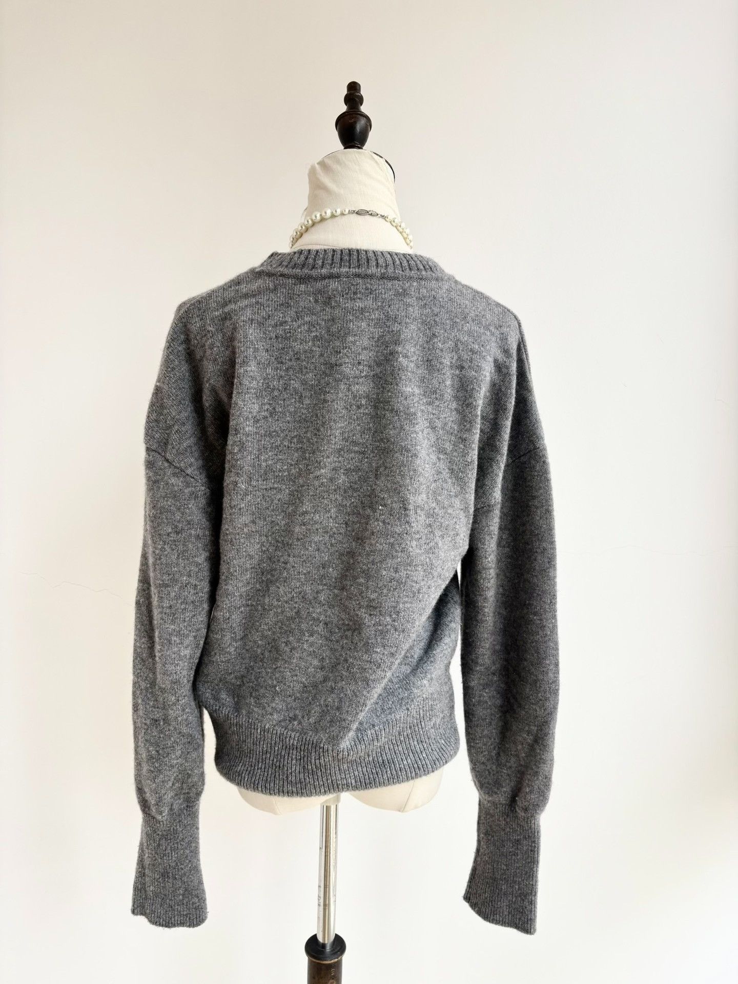 Vivienne Westwood Vivienne Westwood Vintage Gray Heart Knit Size M / US 6-8 / IT 42-44 - 5 Thumbnail