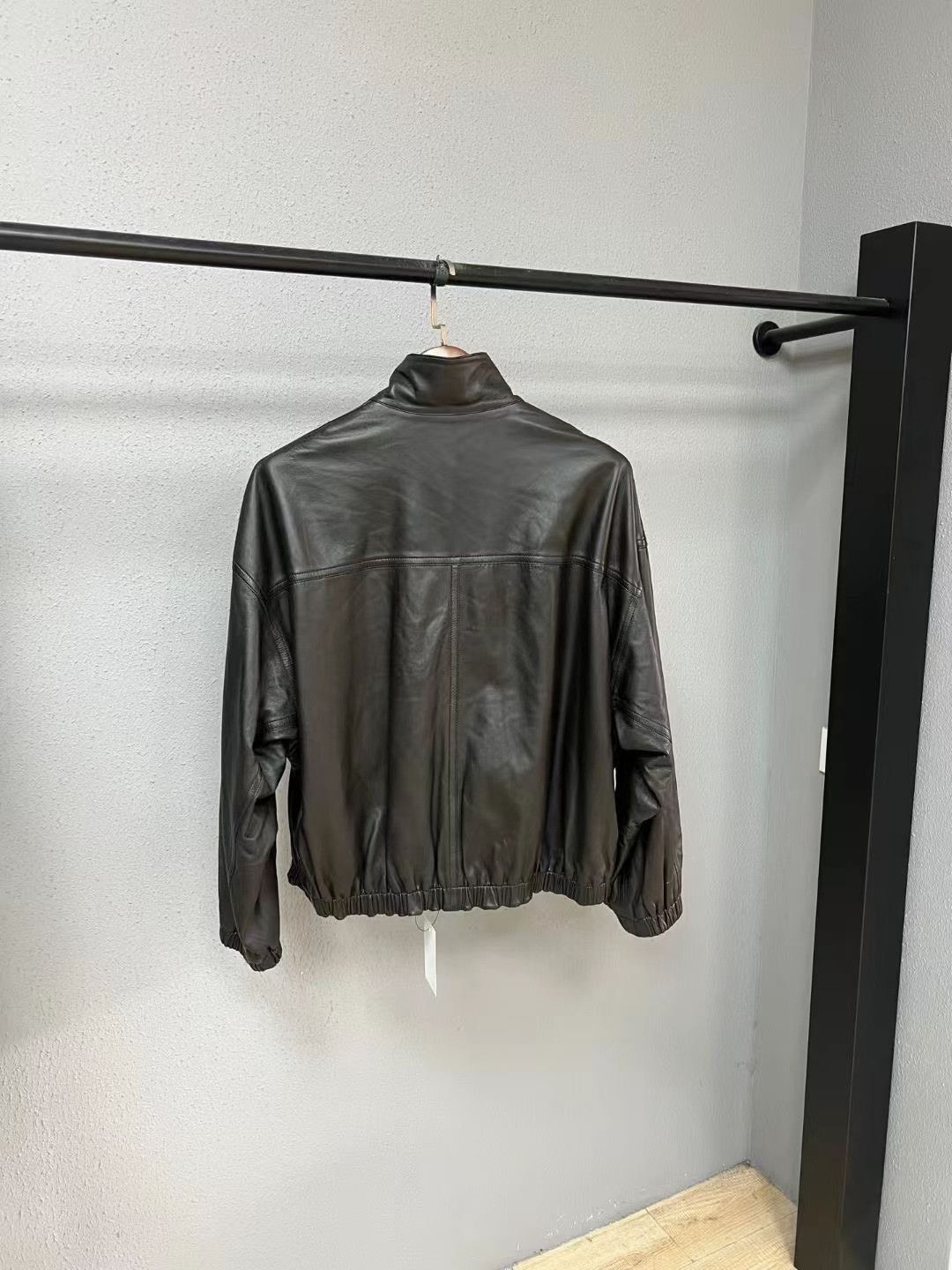 Lemaire Lemaire Stand Collar Leather Jacket Size US M / EU 48-50 / 2 - 2 Thumbnail
