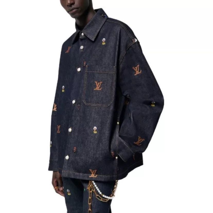 Louis Vuitton LV Nigo Collaboration Denim Jacket SS24 Size US S / EU 44-46 / 1 - 8 Thumbnail