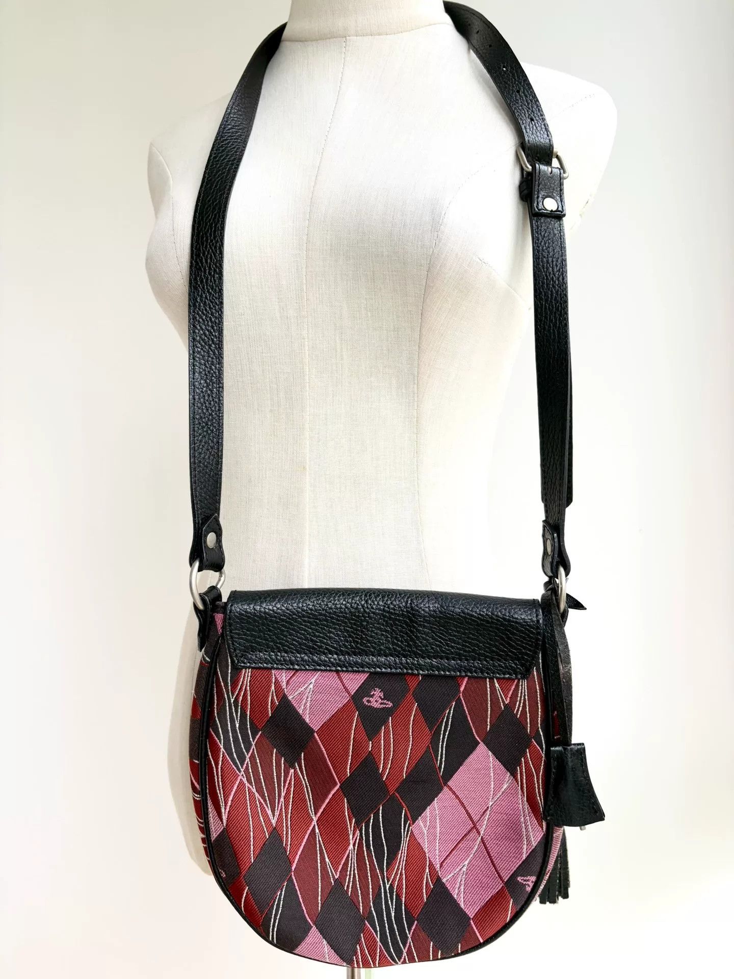 Vivienne Westwood Vivienne Westwood Pink Saddle Crossbody Bag Size ONE SIZE - 2 Thumbnail