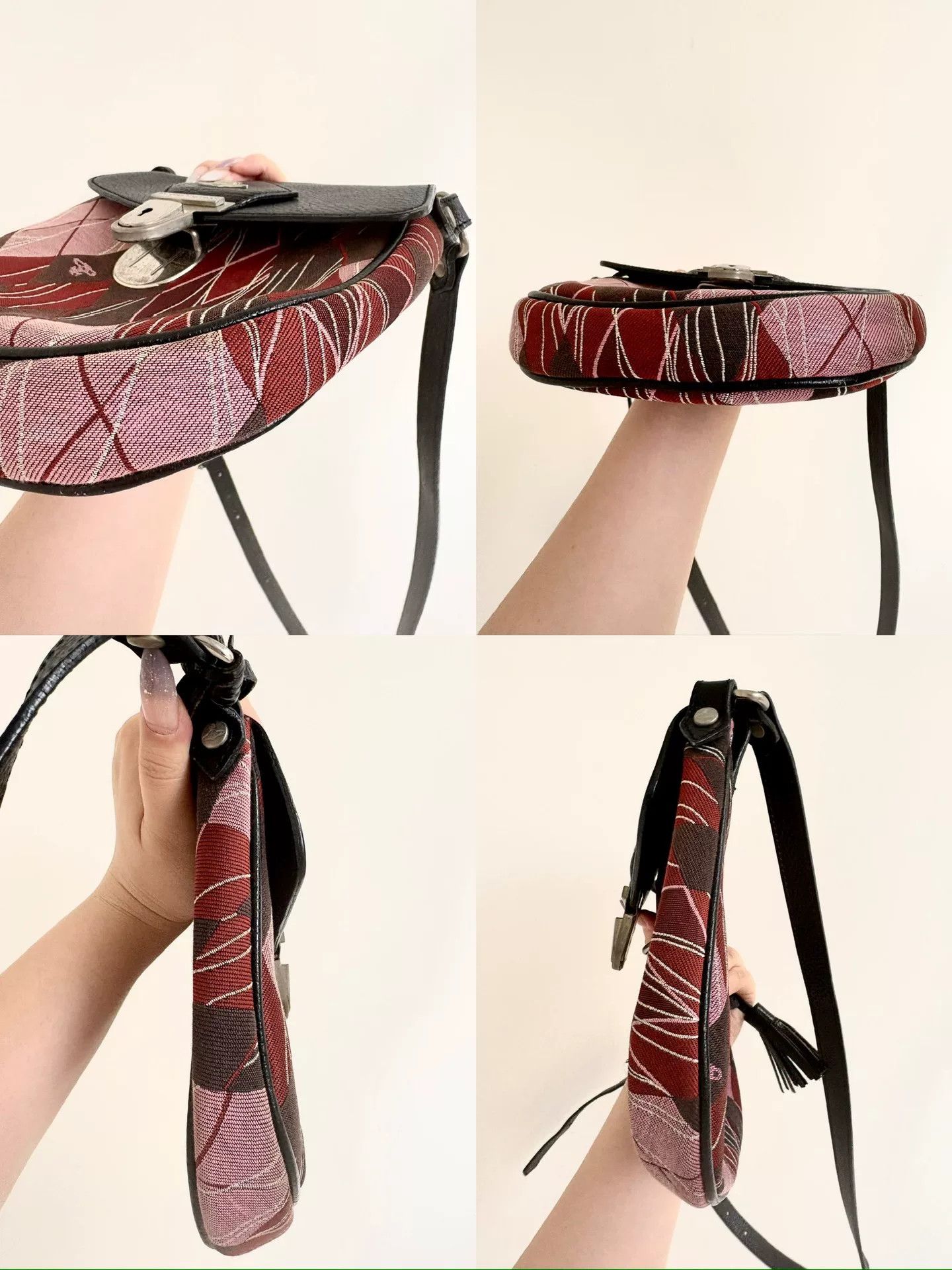 Vivienne Westwood Vivienne Westwood Pink Saddle Crossbody Bag Size ONE SIZE - 9 Thumbnail