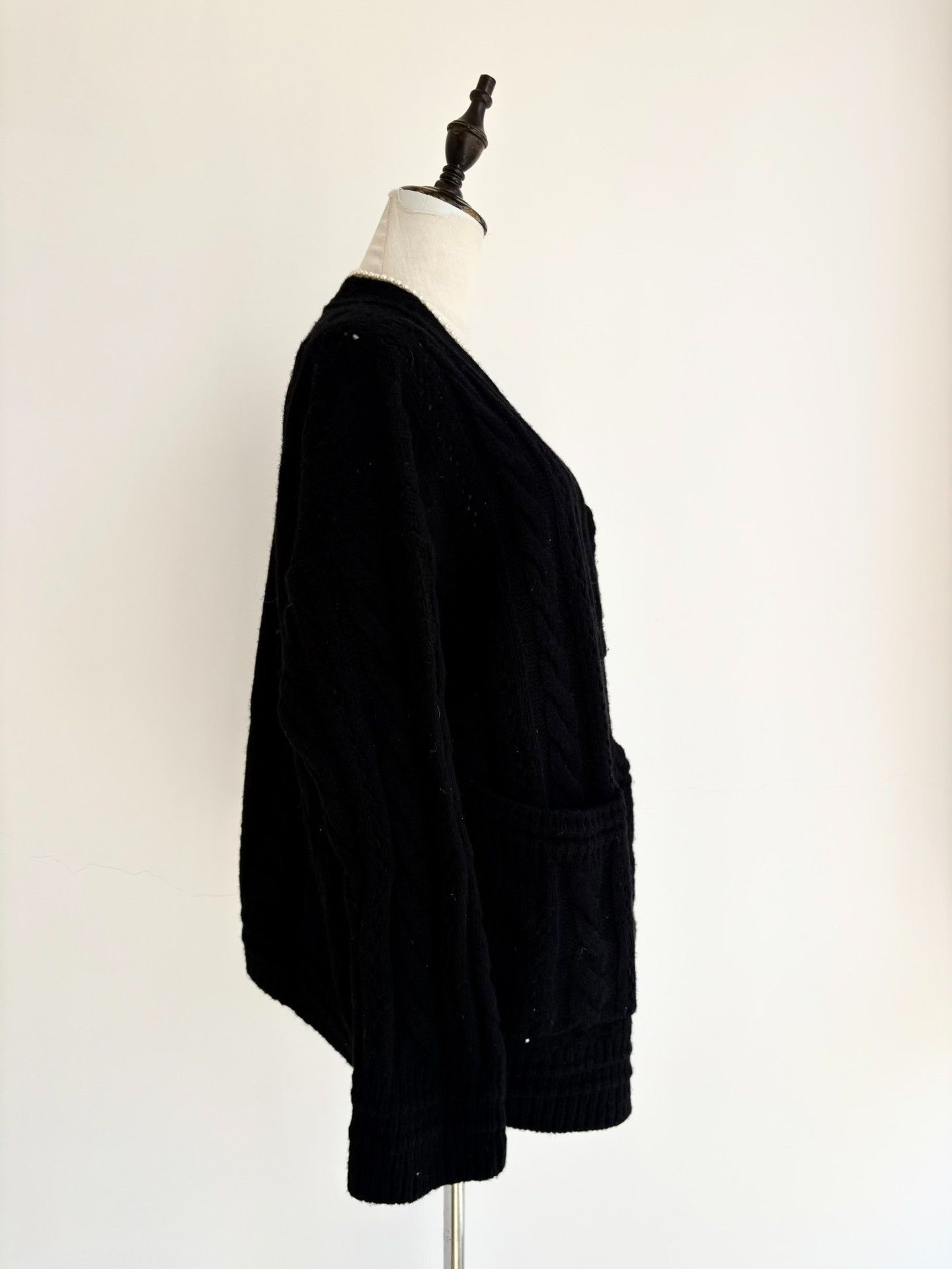 Vivienne Westwood Vivienne Westwood Vintage Black Cable Knit Cardigan Size M / US 6-8 / IT 42-44 - 5 Thumbnail