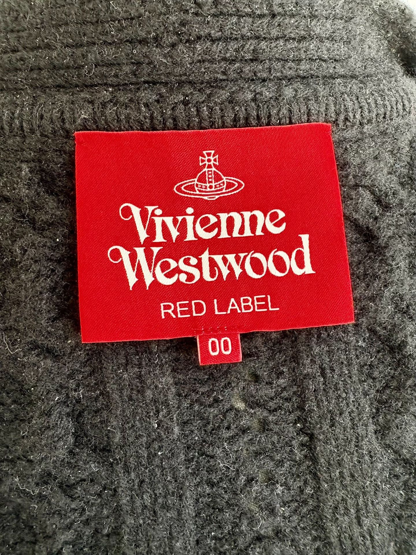 Vivienne Westwood Vivienne Westwood Vintage Black Cable Knit Cardigan Size M / US 6-8 / IT 42-44 - 7 Thumbnail