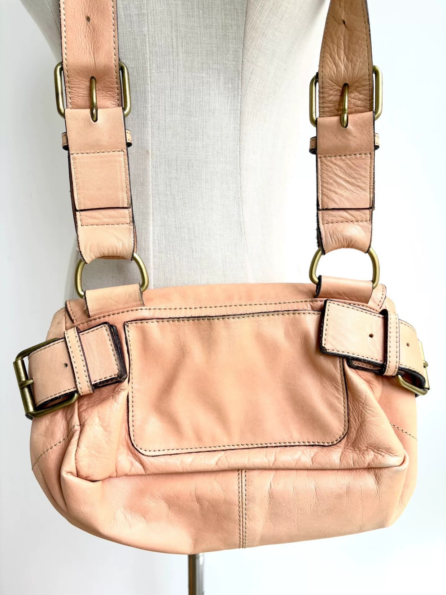 Vivienne Westwood Vivienne Westwood Vintage Beige Saturn Crossbody Size ONE SIZE - 3 Thumbnail