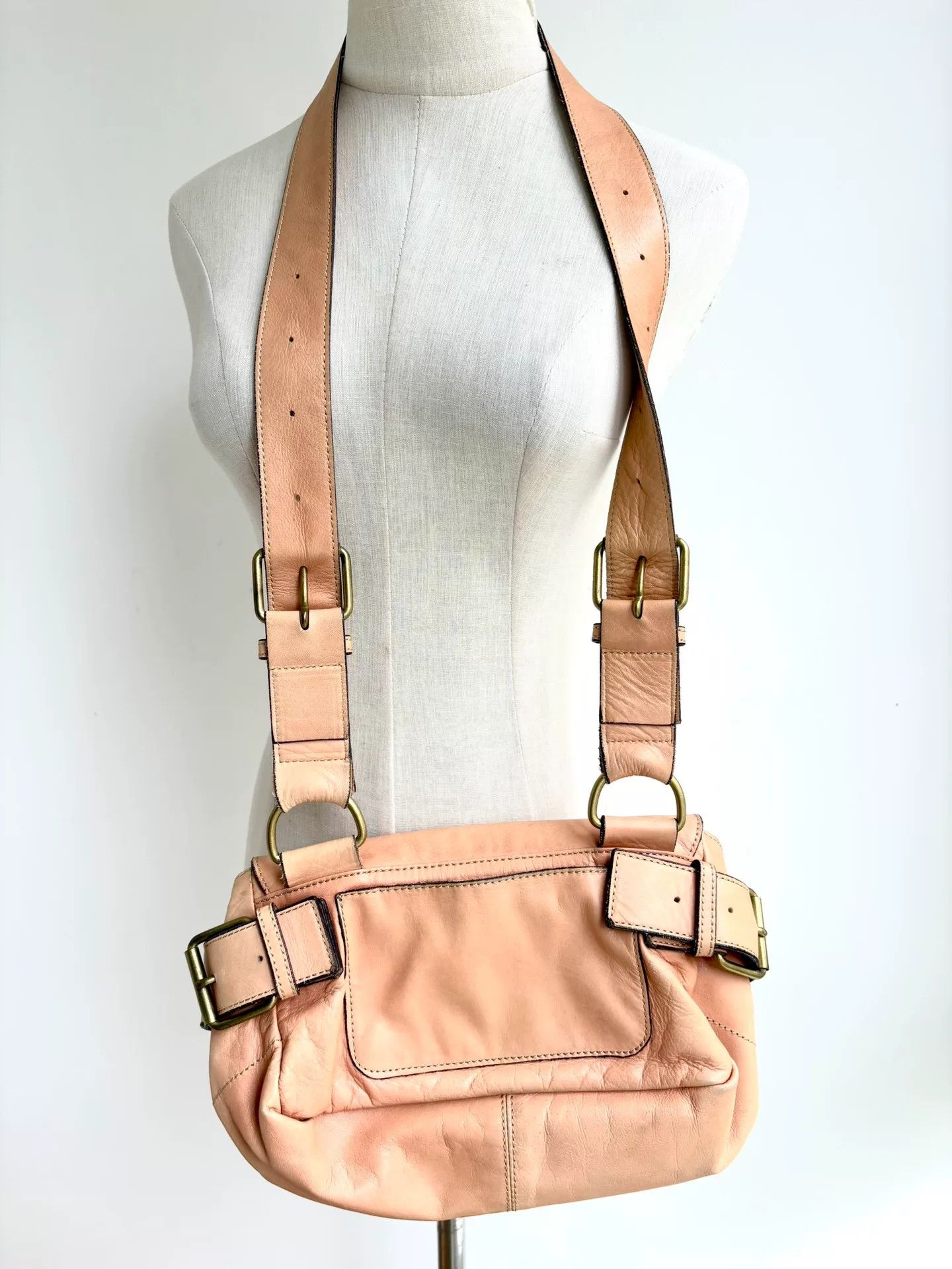 Vivienne Westwood Vivienne Westwood Vintage Beige Saturn Crossbody Size ONE SIZE - 2 Thumbnail