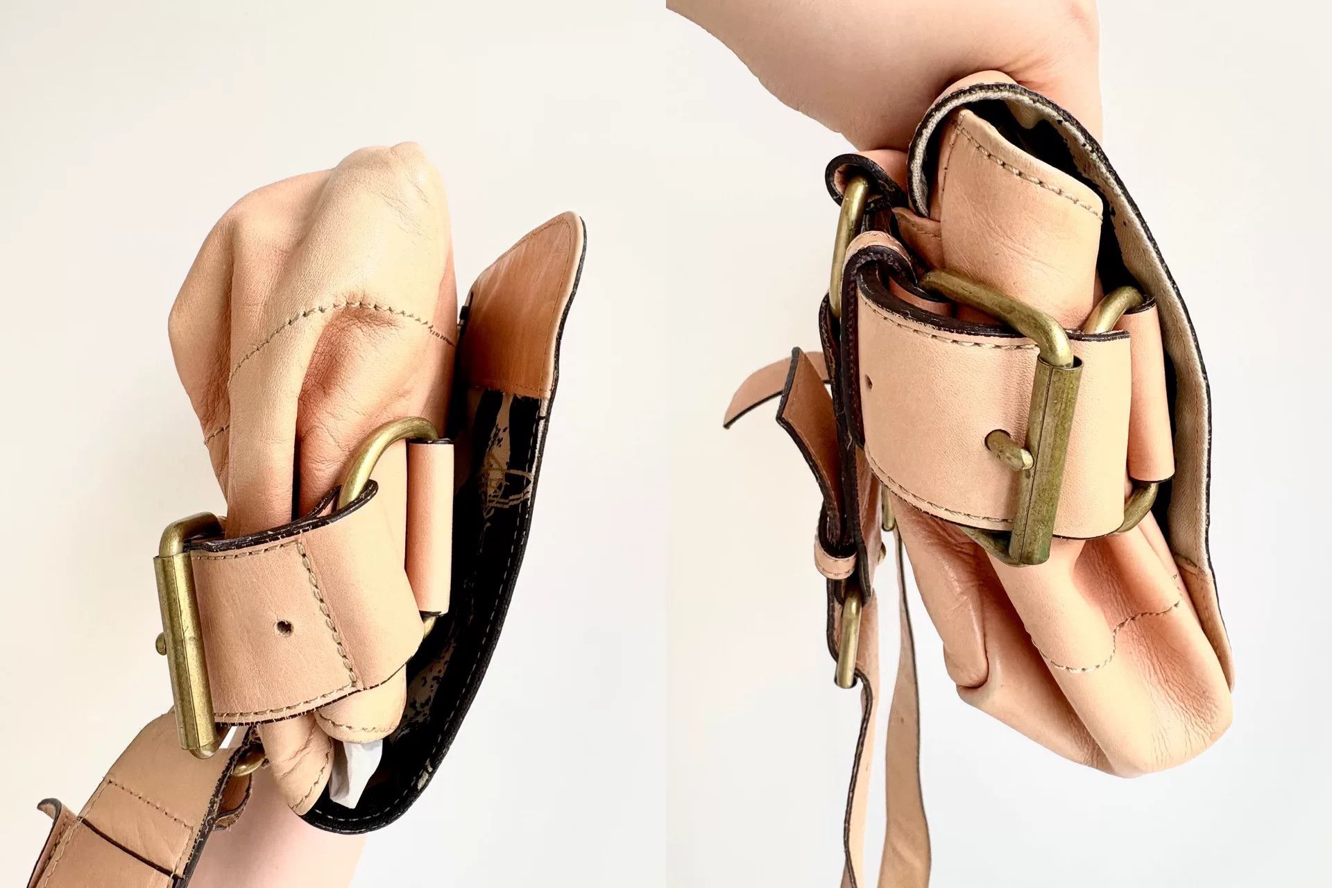 Vivienne Westwood Vivienne Westwood Vintage Beige Saturn Crossbody Size ONE SIZE - 9 Thumbnail