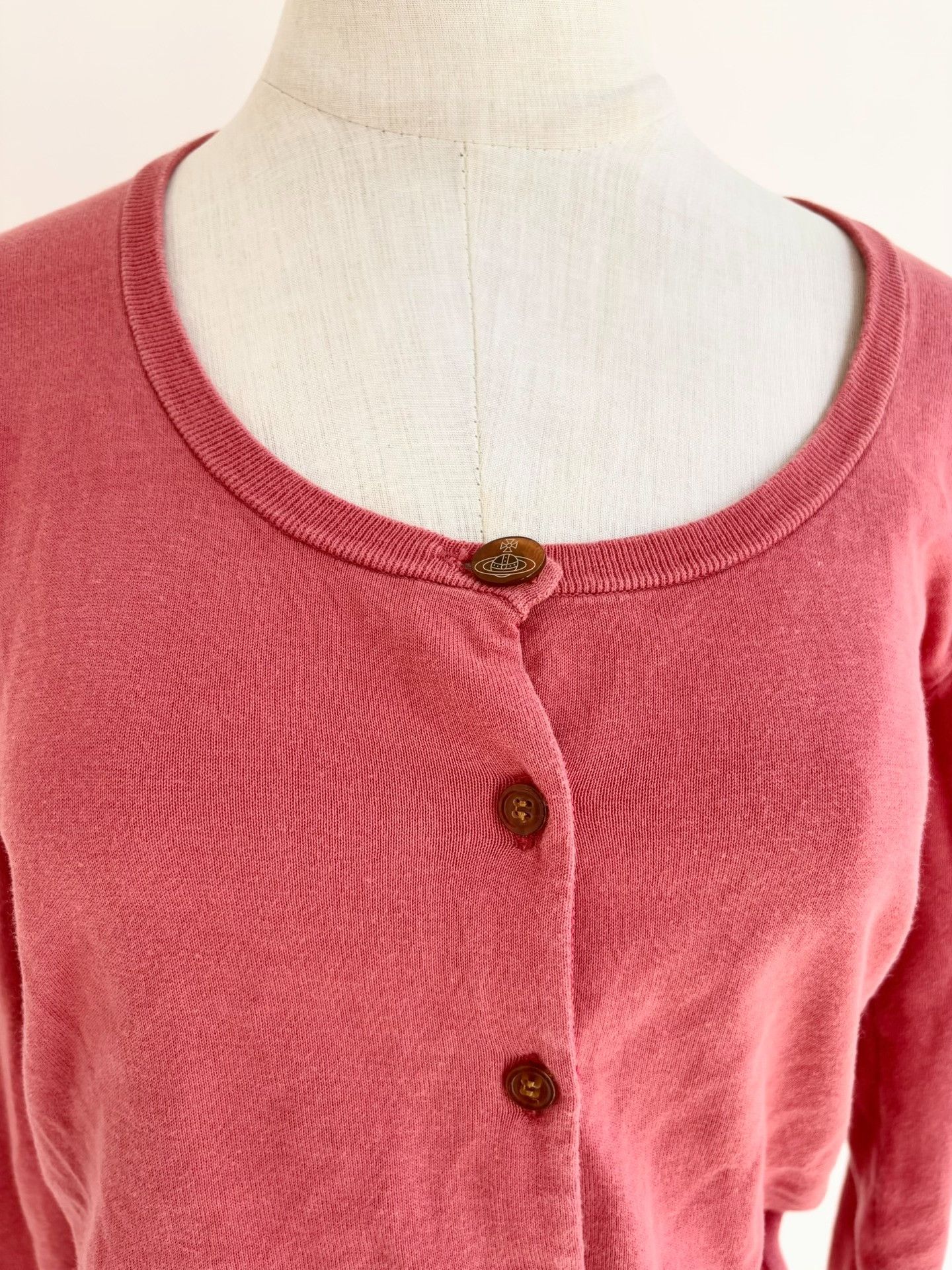 Vivienne Westwood Vivienne Westwood Vintage Red Saturn Knit Cardigan Size M / US 6-8 / IT 42-44 - 6 Thumbnail