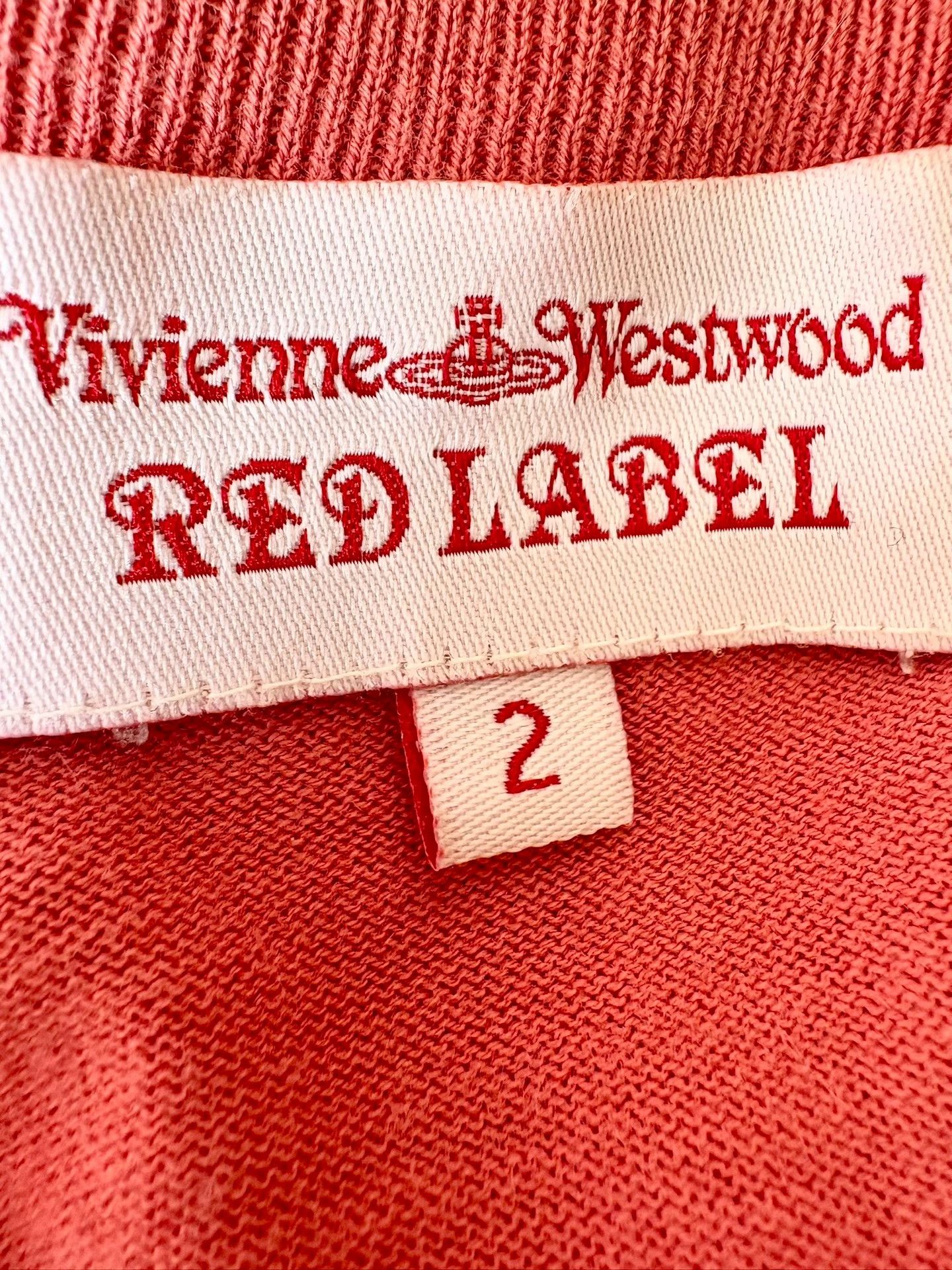Vivienne Westwood Vivienne Westwood Vintage Red Saturn Knit Cardigan Size M / US 6-8 / IT 42-44 - 8 Thumbnail